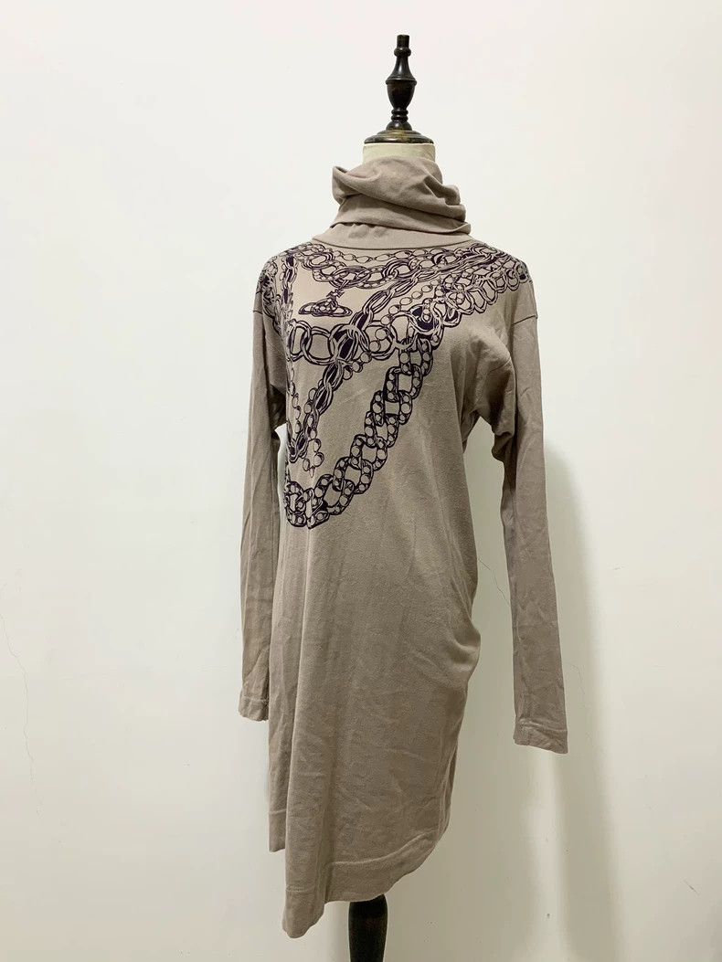 Vivienne Westwood Vivienne Westwood A beige chain dress Size M / US 6-8 / IT 42-44 - 2 Thumbnail