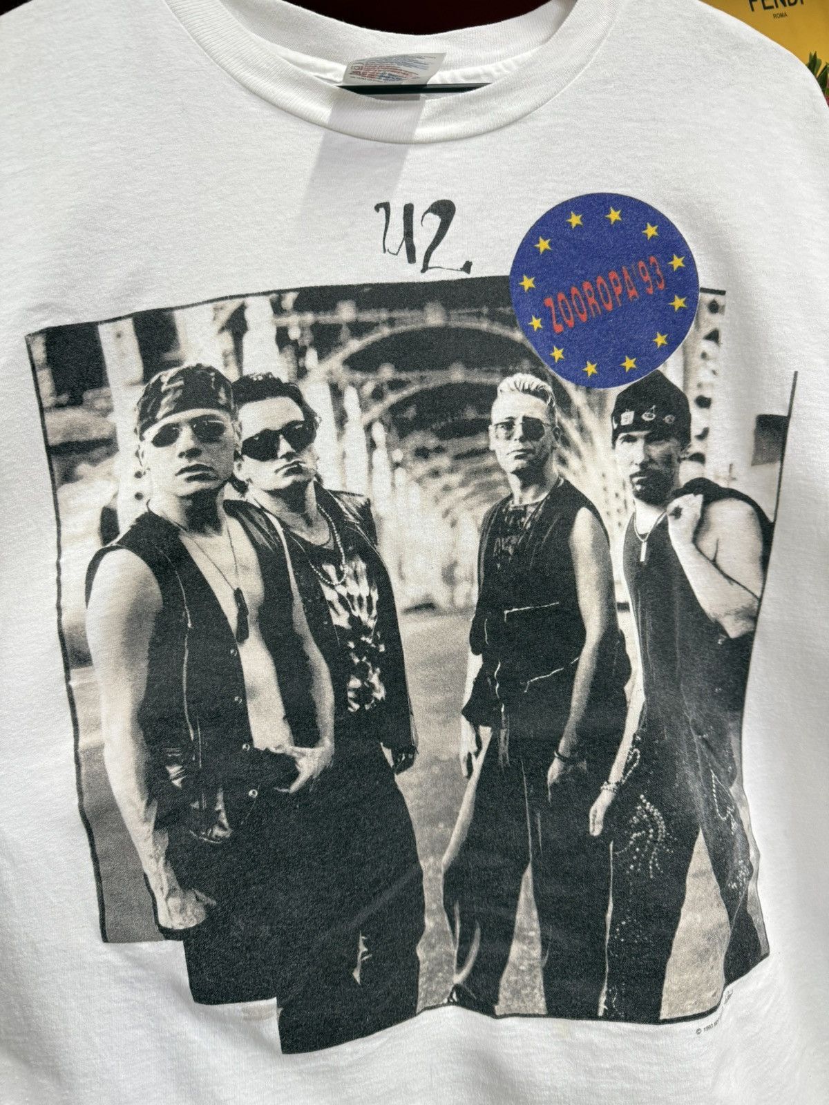 Band Tees 90’s Vintage U2 Band Tee Shirt Medium Size US M / EU 48-50 / 2 - 2 Thumbnail