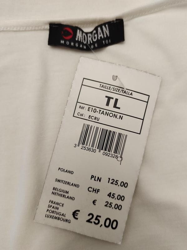 Designer Morgan De Toi ecru longsleeve white sz T/L NEW Size M / US 6-8 / IT 42-44 - 8 Thumbnail