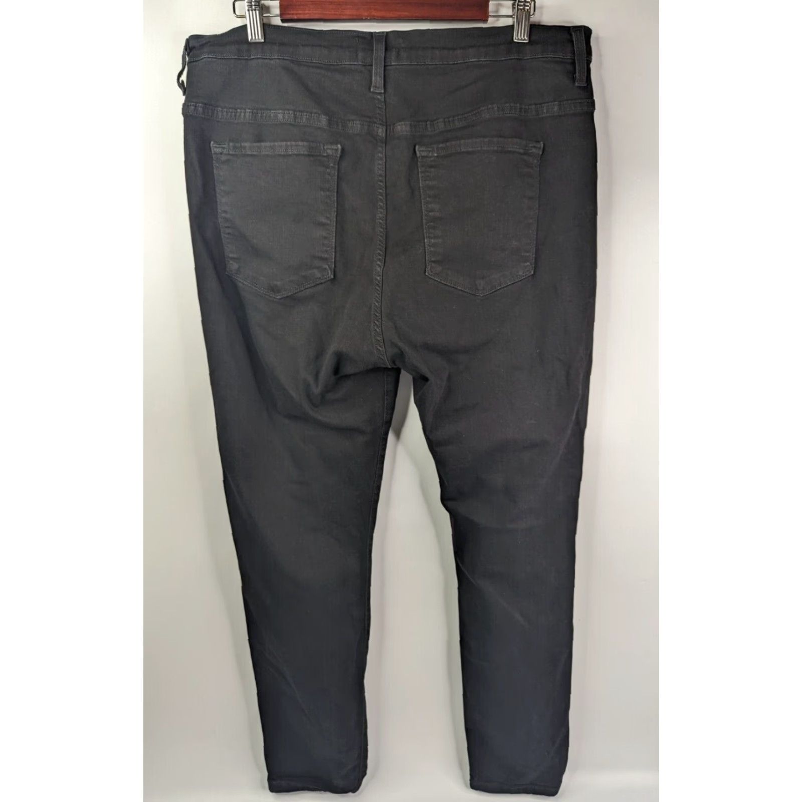 Vintage Judy Blue Jeans Skinny Black 2XL High Rise Stretch Denim 5-Pocket Slim Womens Size 40" / US 18 - 4 Thumbnail