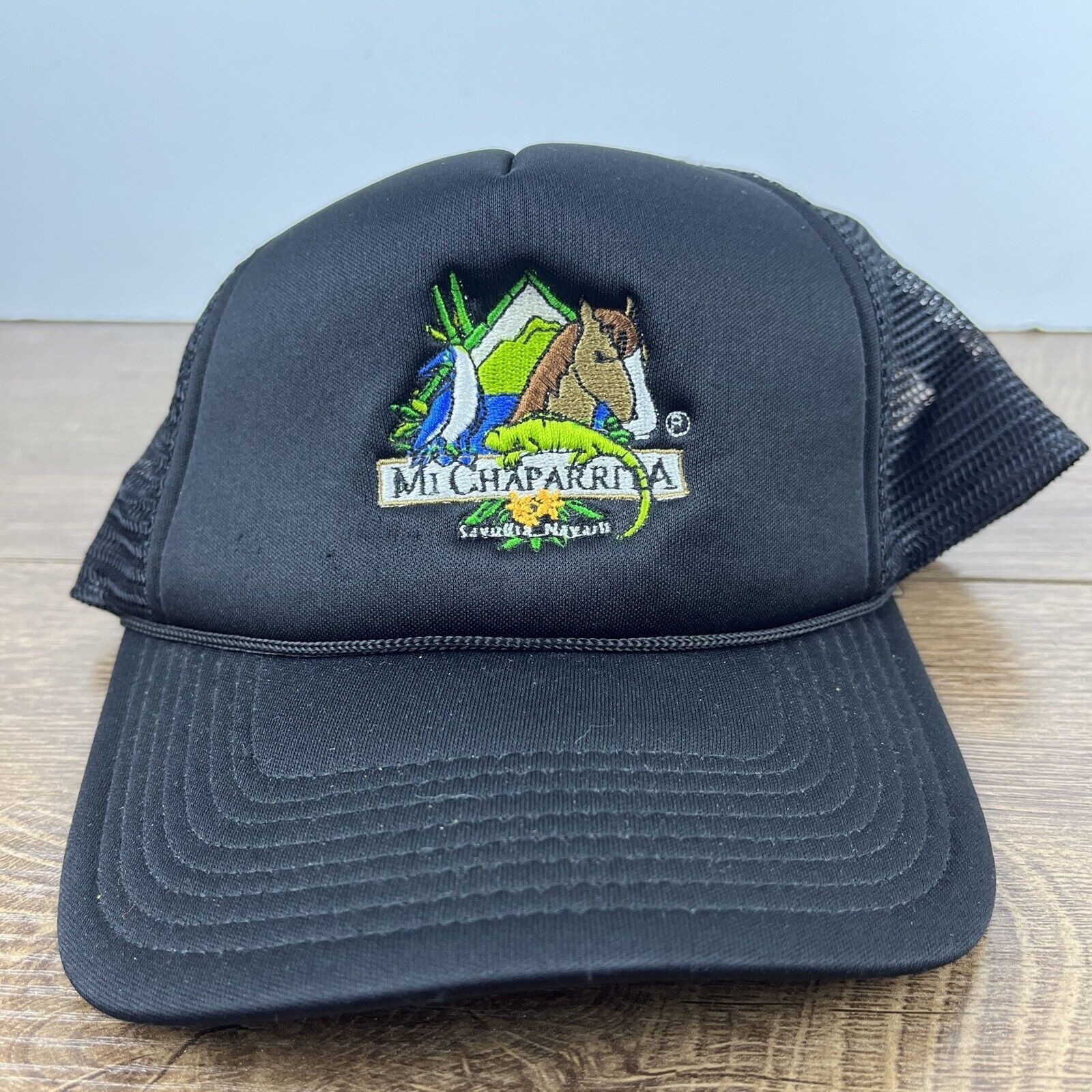 Other Mi Chaparrita Hat Black Hat Snapback Adjustable Adult Size B Size ONE SIZE - 2 Thumbnail