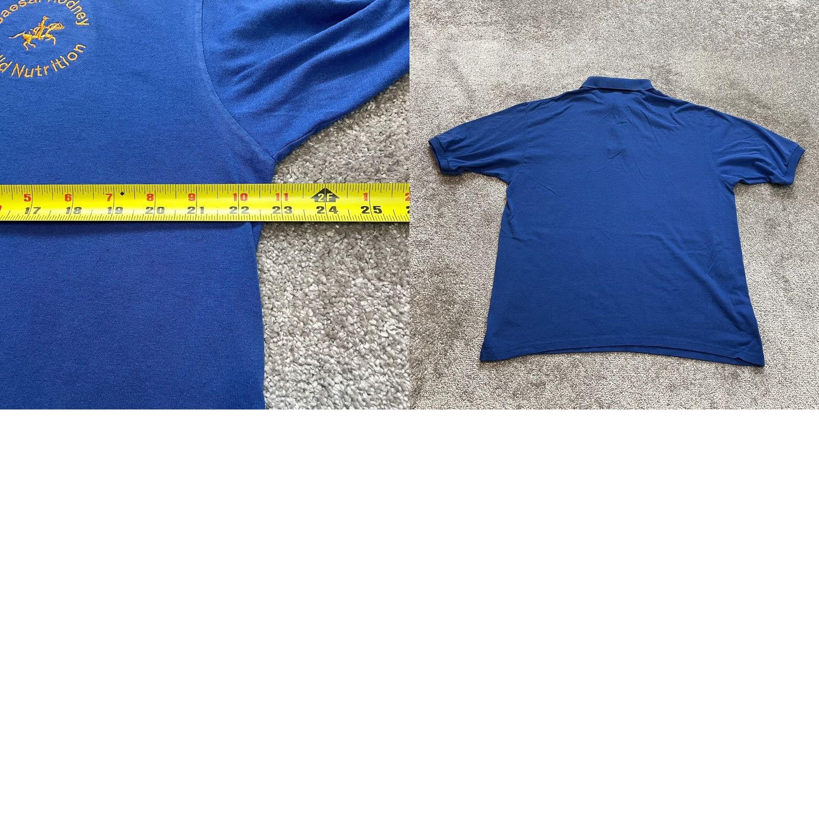 Jerzees VINTAGE Jerzees Polo Shirt Mens L Blue Collared Logo Levi 0 Size US L / EU 52-54 / 3 - 8 Thumbnail