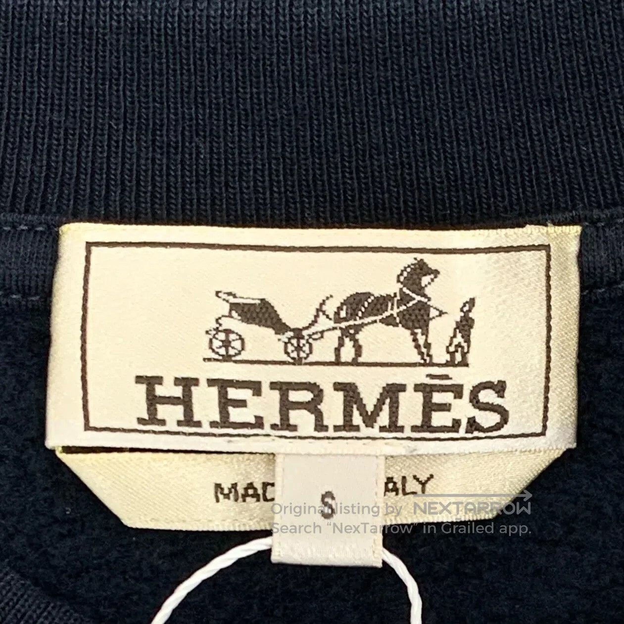 Hermes Hermes Black Star Cartoon Printed Cotton Crewneck Long Sle Size US S / EU 44-46 / 1 - 6 Thumbnail
