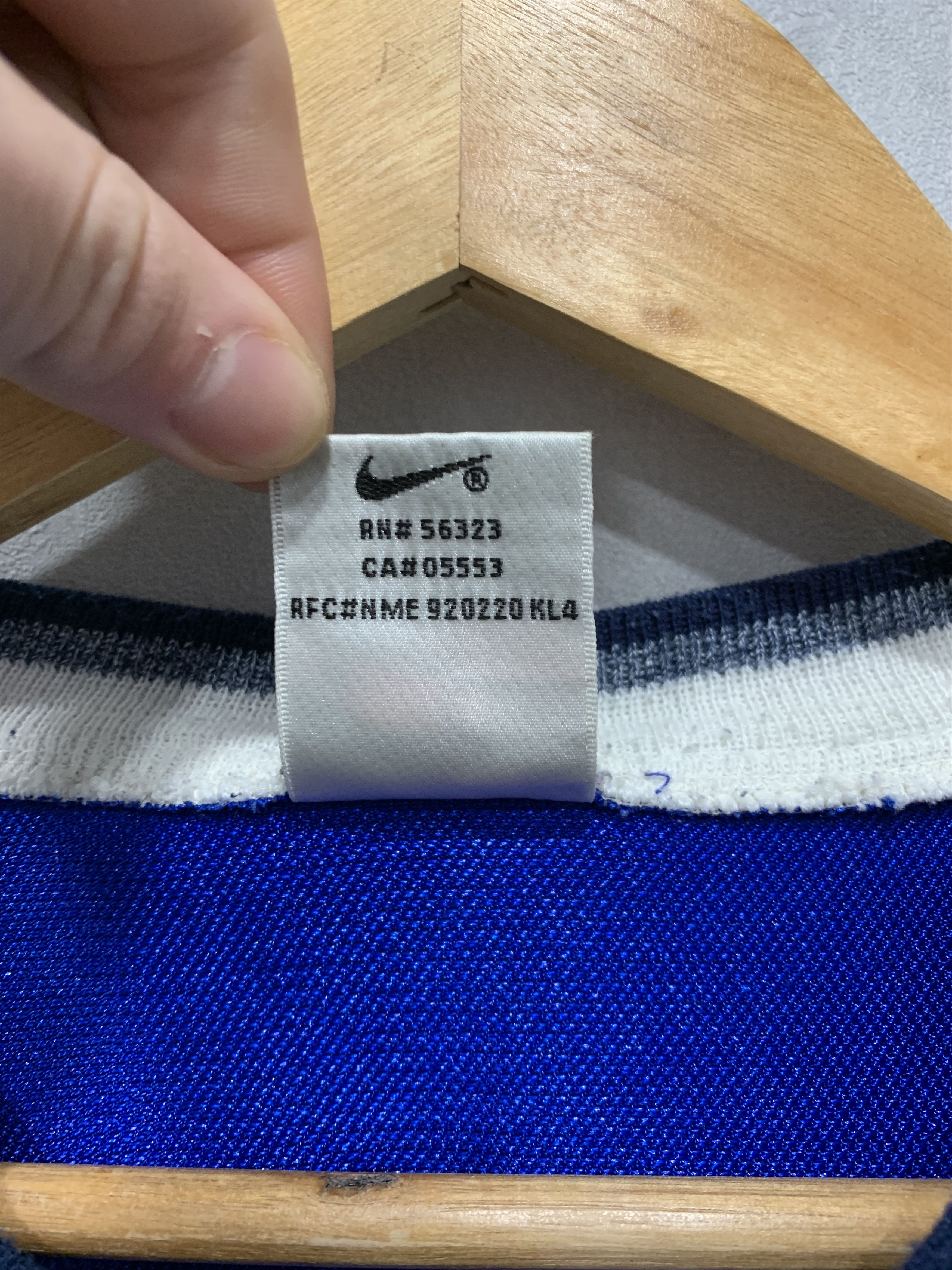 Nike × Vintage Vintage Nike Rangers Jersey T Shirt Tee Blockcore Y2K 90s Size US XXL / EU 58 / 5 - 15 Thumbnail