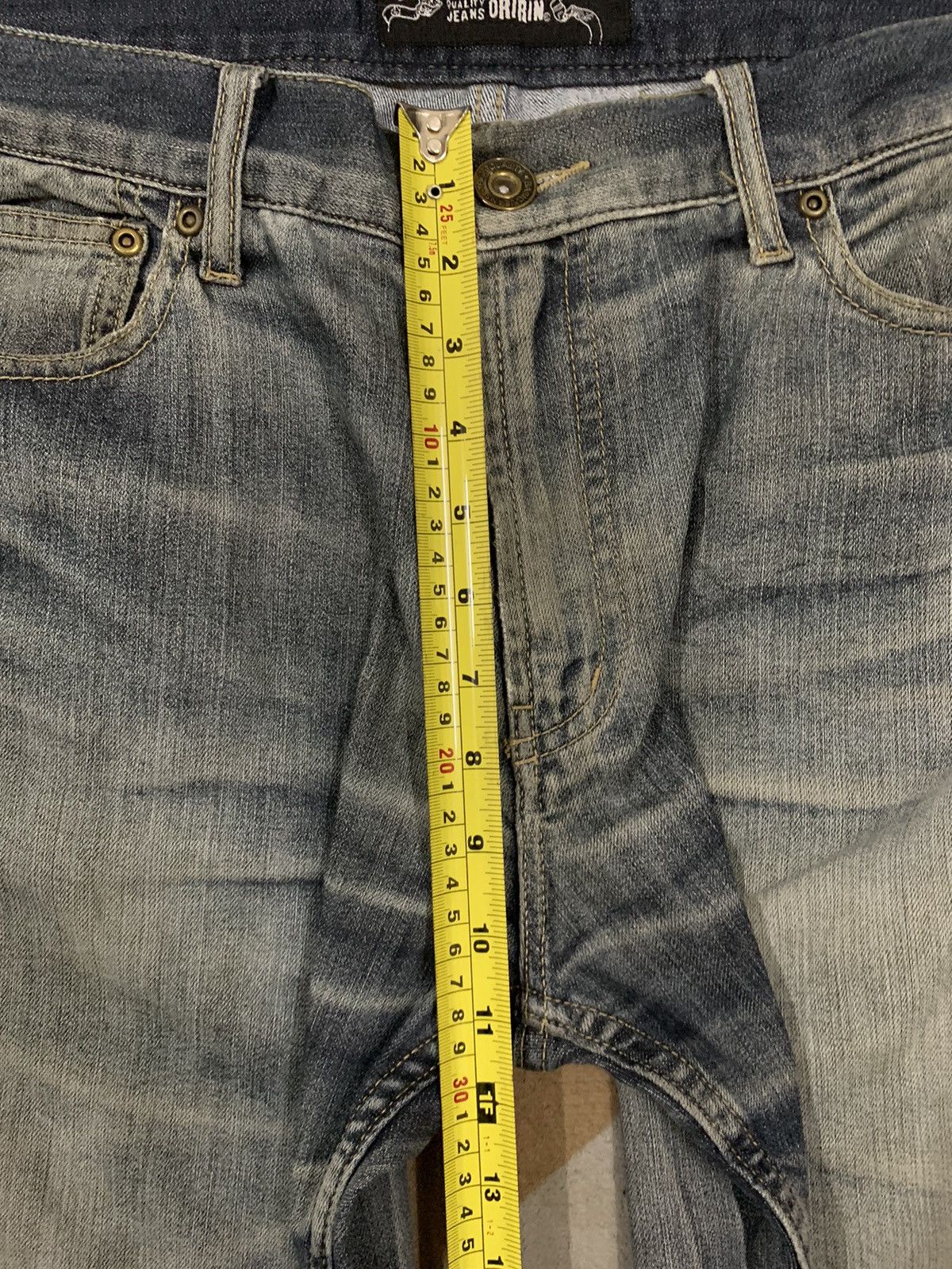14th Addiction Vintage Japanese Brand Oririn Loose Distressed Grunge Jeans Size US 33 - 16 Thumbnail