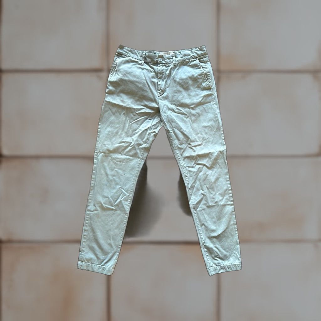 H&M H&M Label Of Graded Goods Men 33 Cotton Pants Green Slim Fit Jeans/Dress Pants Size US 33 - 1 Thumbnail