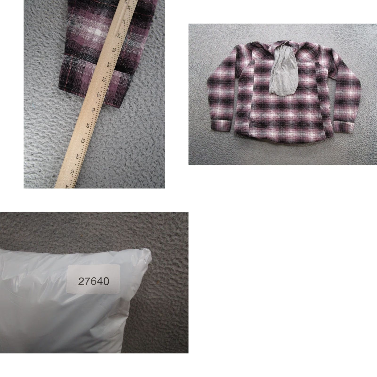 Dickies Dickies Shirt Women Hooded Flannel Plaid Shacket Snap Size L Quilted Multicolor Cotton Jacket Size L / US 10 / IT 46 - 8 Thumbnail