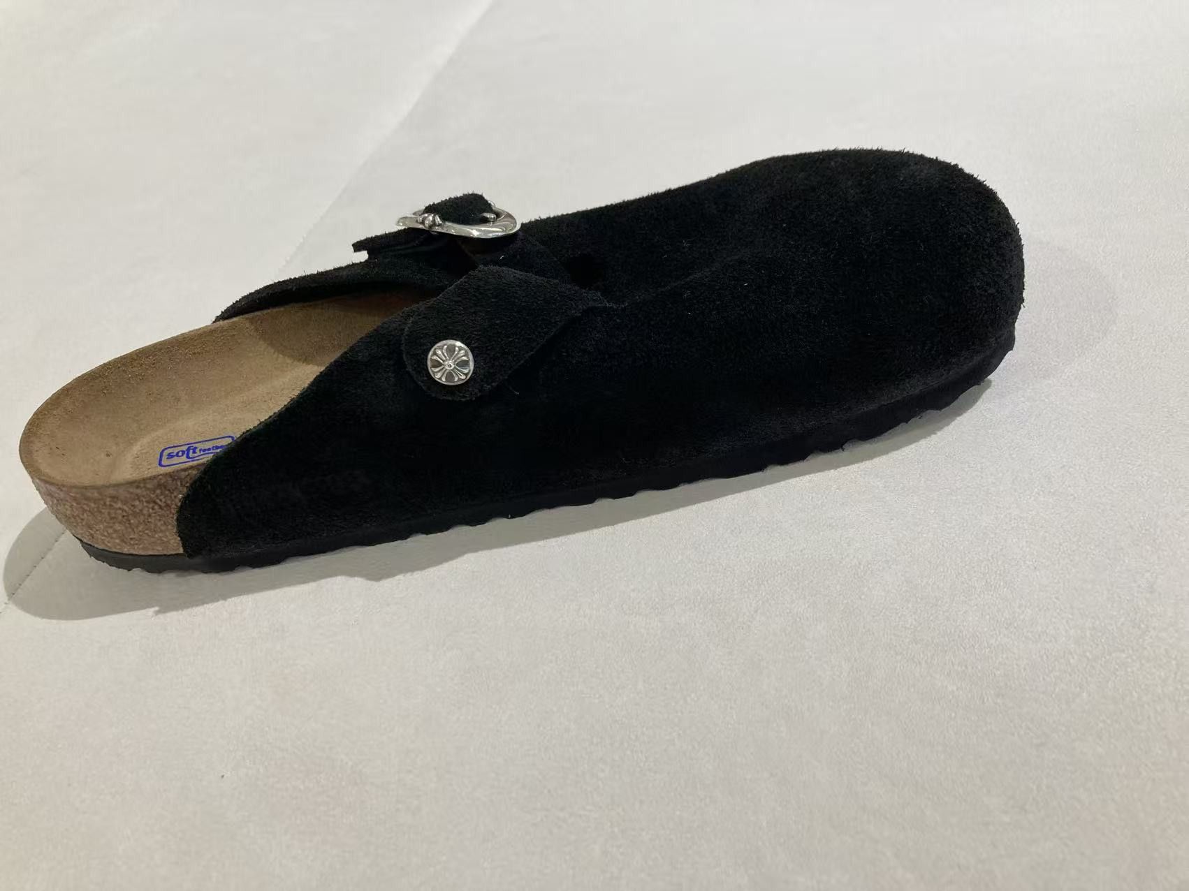 Chrome Hearts Chrome Hearts Birkenstock Silver Dagger Buckle Suede Sandals Size US 10 / EU 43 - 6 Thumbnail