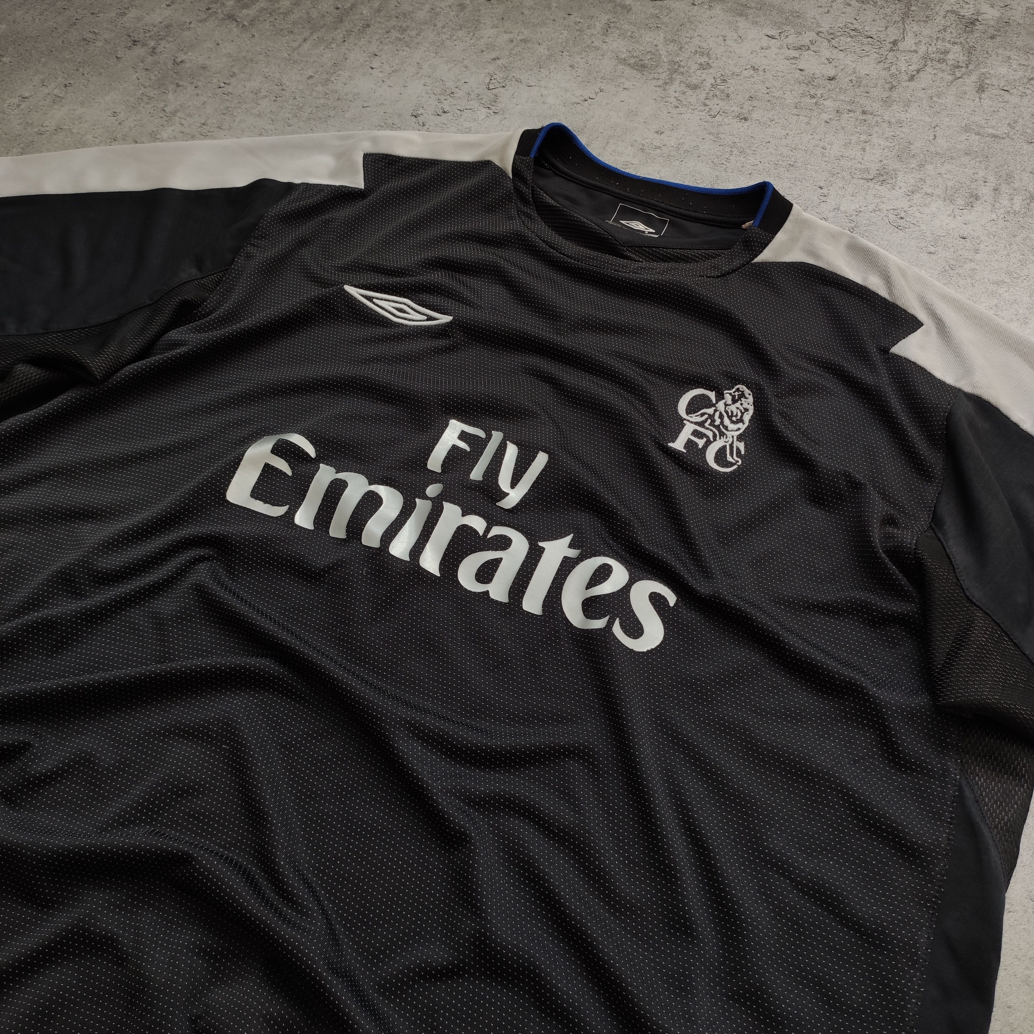 Vintage RARE #10 J.Cole Chelsea London Umbro 2004 Away Jersey Size US XL / EU 56 / 4 - 5 Thumbnail