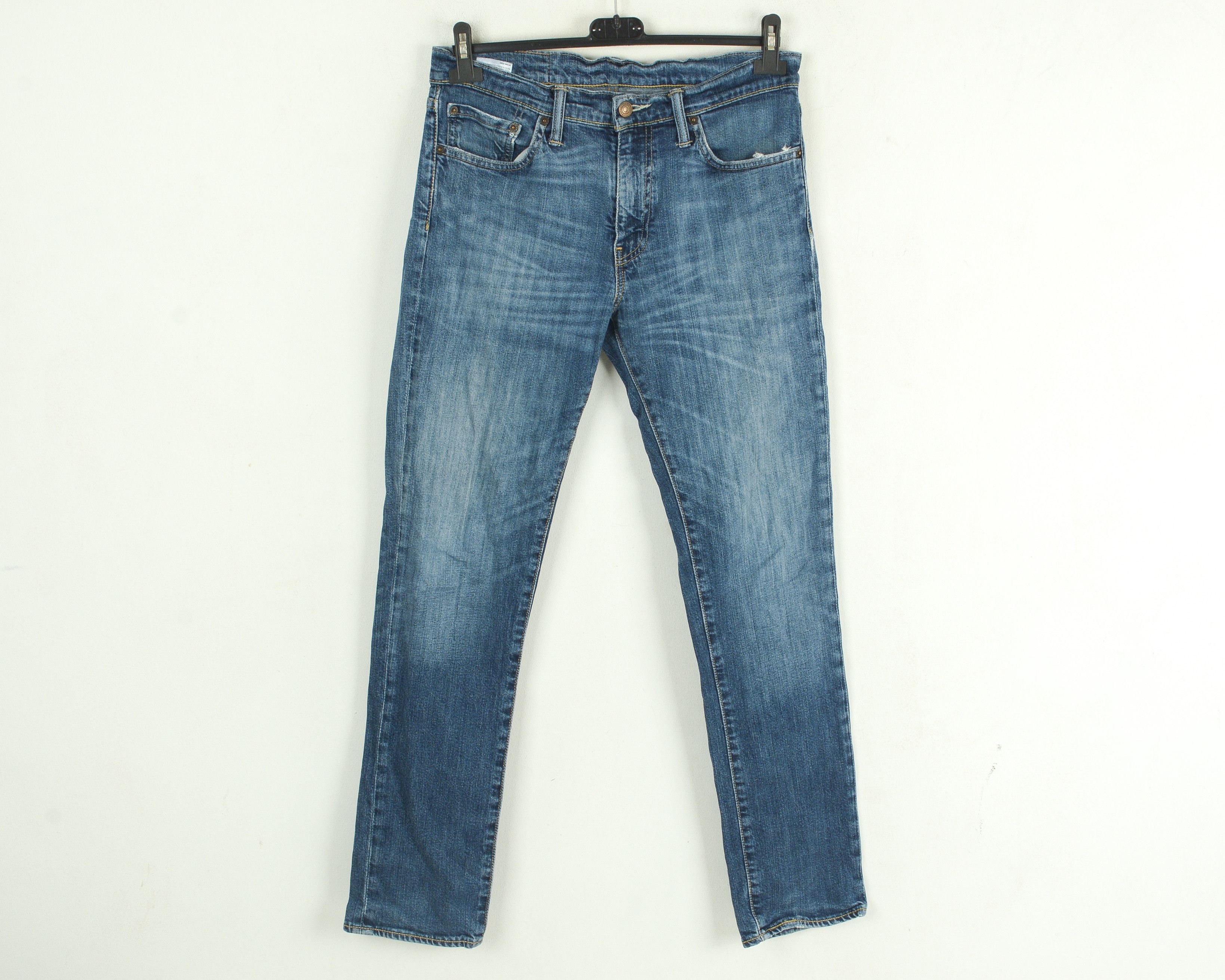 Levi's 511 Men W32 L32 Slim Fit Straight Jeans Denim Pants Trousers Size US 32 / EU 48 - 3 Thumbnail