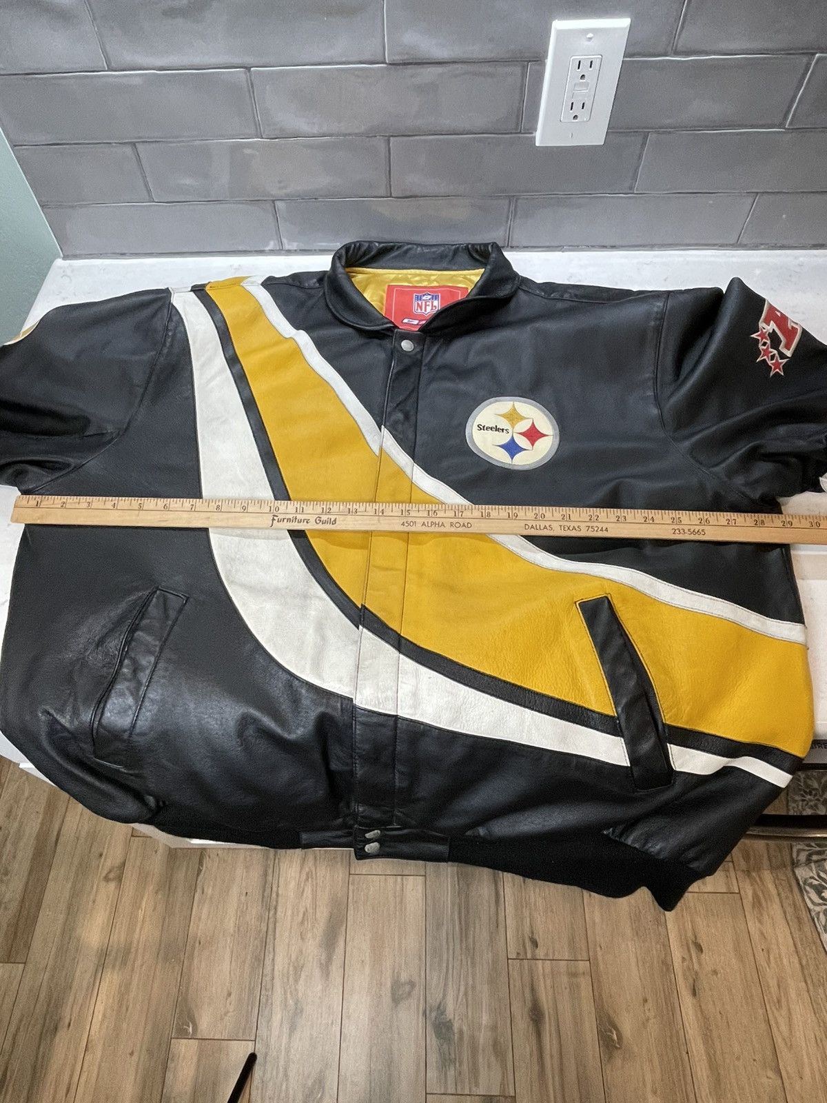 Reebok Pittsburgh Steelers Reebok 90s Jeff Hamilton Jacket Sz 3XL Size US XXL / EU 58 / 5 - 22 Thumbnail
