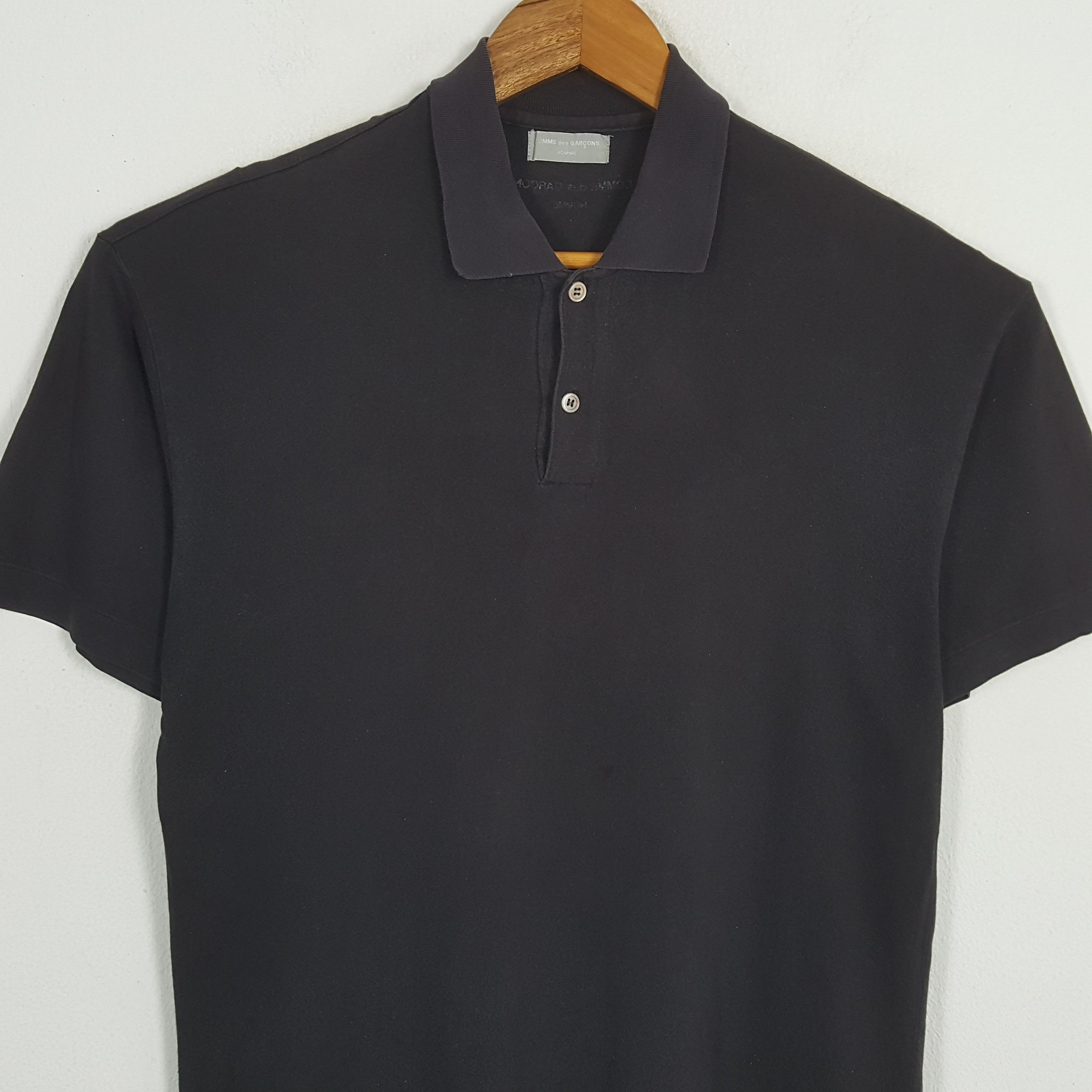 Comme des Garcons Homme × Japanese Brand × Vintage Vintage COMME des GARÇONS HOMME Japanese Brand Polos Size US M / EU 48-50 / 2 - 2 Thumbnail