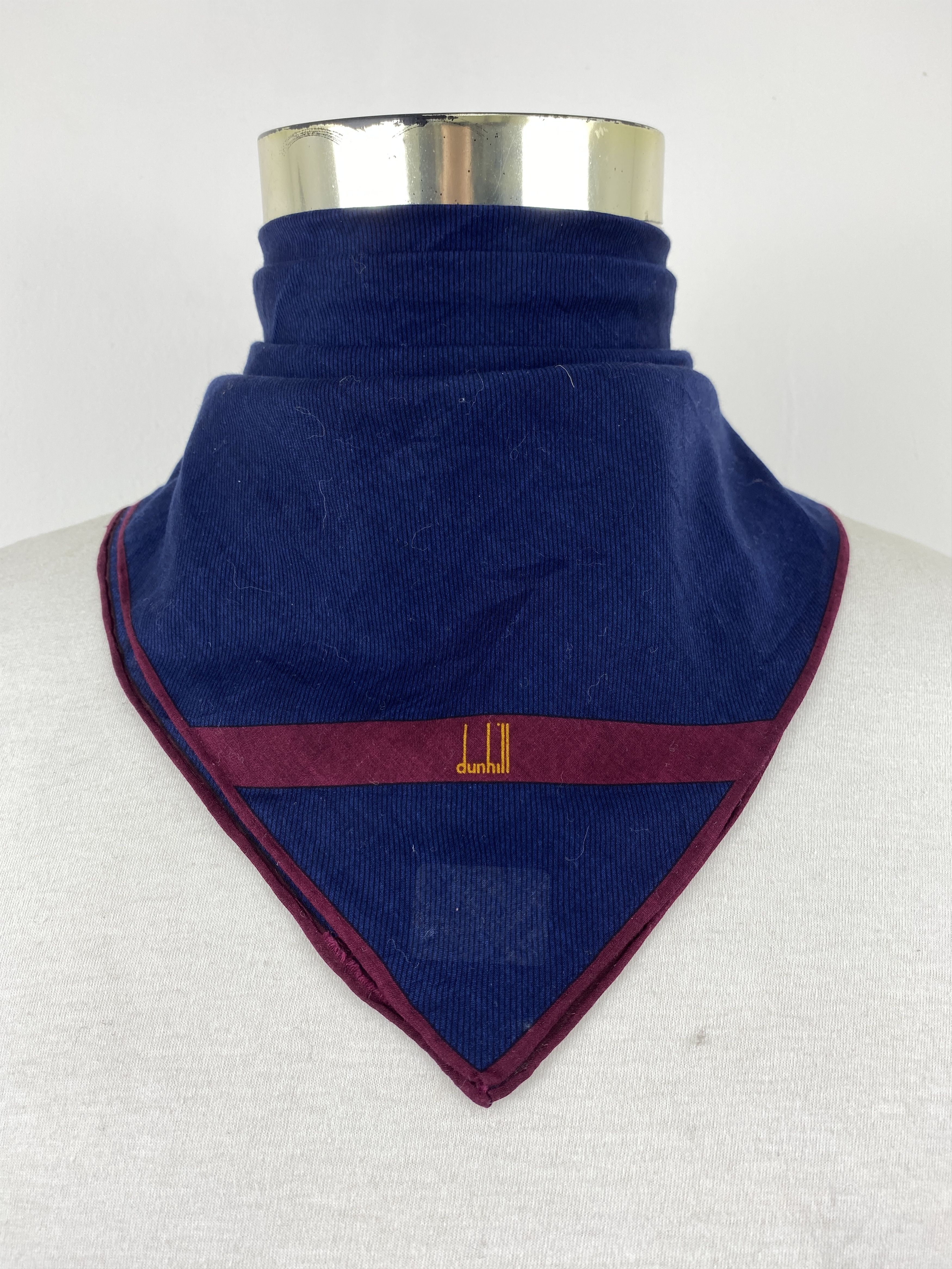 Alfred Dunhill Vintage Dunhill Neckerchief / Handkerchief / Bandana HKC0651 Size ONE SIZE - 1 Thumbnail