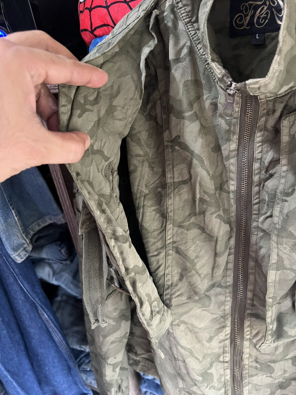 Other 🔥Rare Camo Bondage Zipper Jacket Size US M / EU 48-50 / 2 - 12 Thumbnail