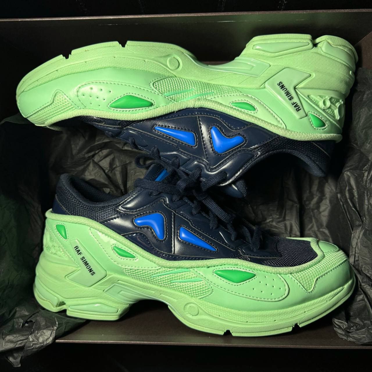 Raf Simons sneakers Raf Simons Pharaxus Green Blue Size US 12 / EU 45 - 9 Thumbnail