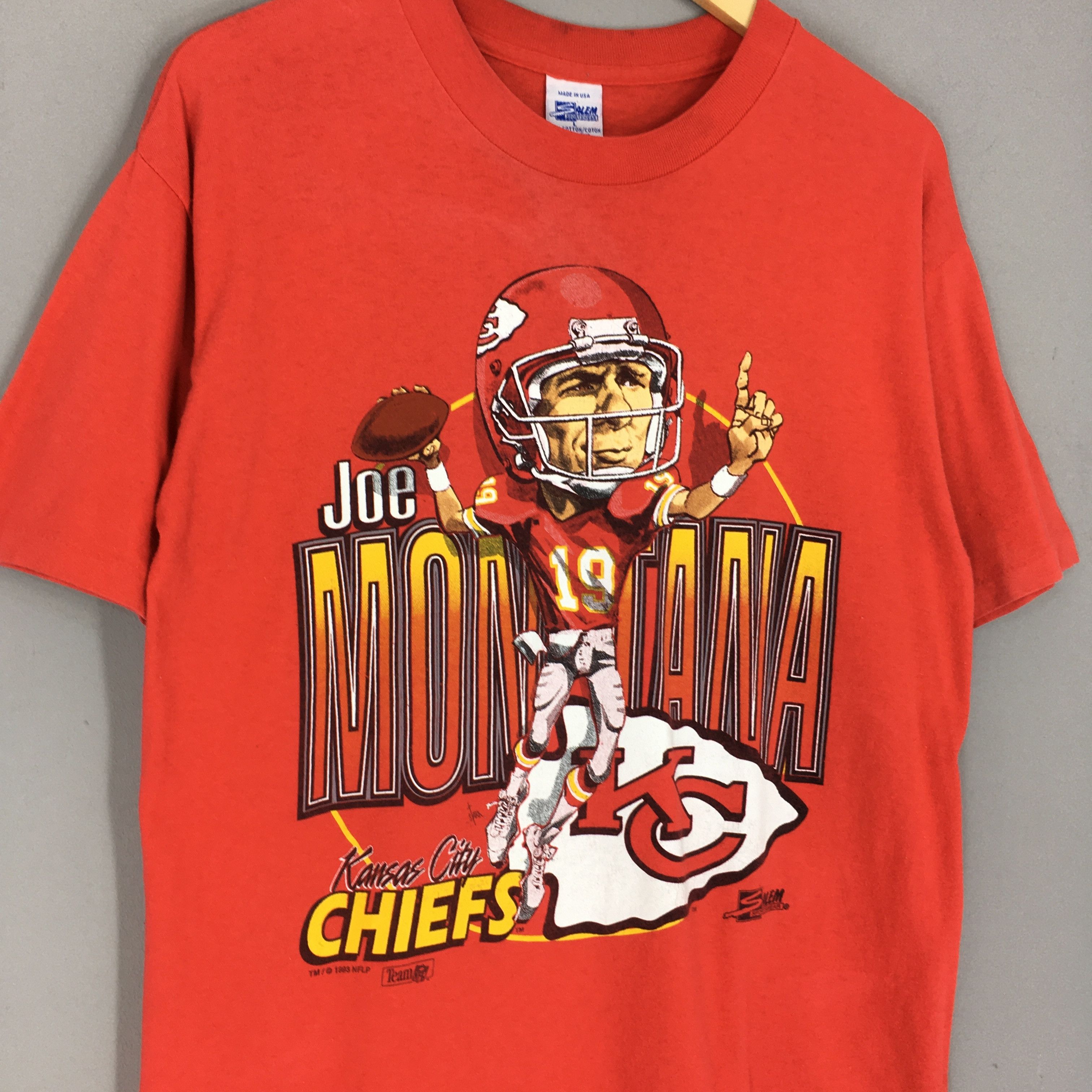 NFL Vintage 90s Kansas City Chiefs NFL T Shirt Large Size US L / EU 52-54 / 3 - 4 Thumbnail
