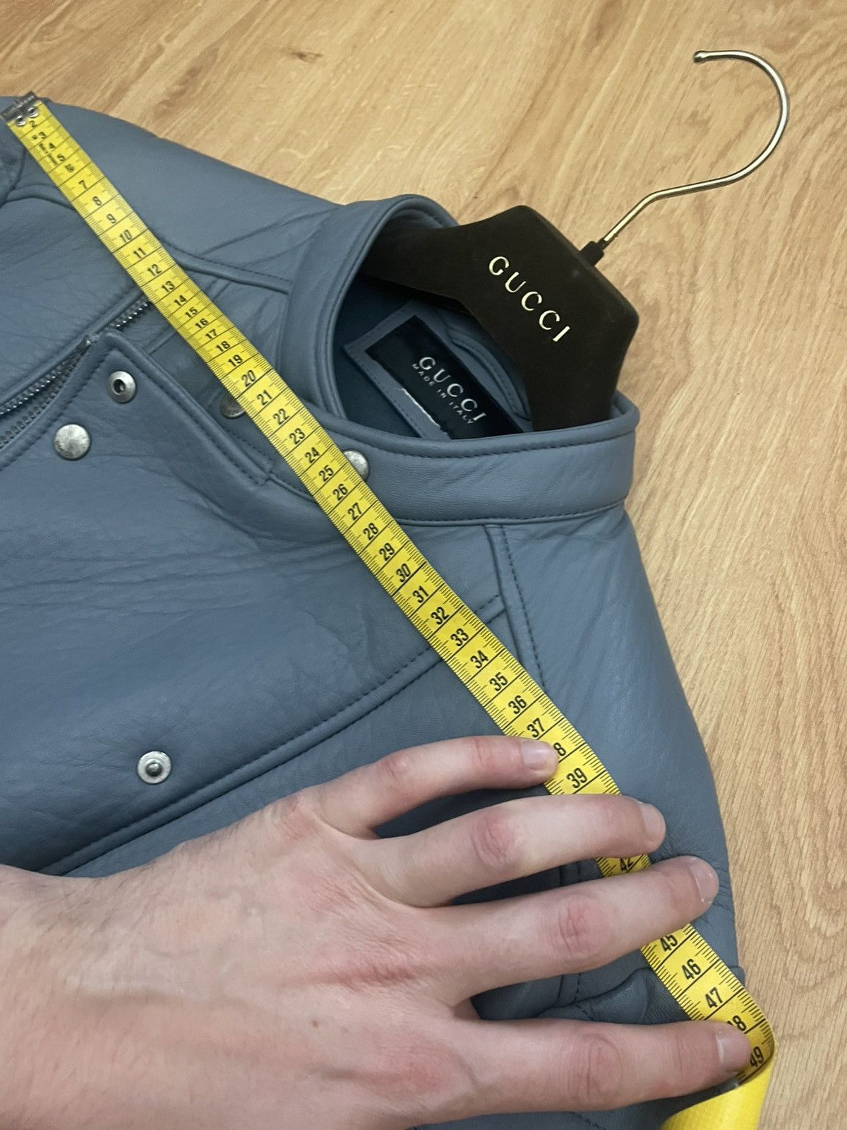 Gucci Gucci Frida Giannini FW14 Leather Biker jacket Size US M / EU 48-50 / 2 - 22 Thumbnail