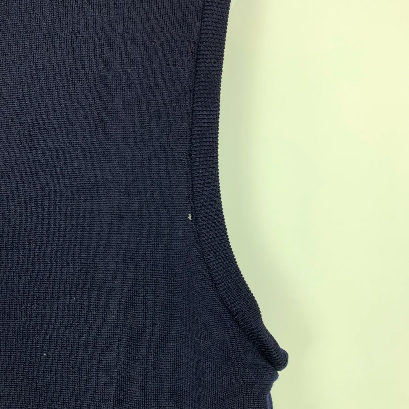 Nordstrom VINTAGE Nordstrom Merino Wool Navy V-Neck Mens Sweater Vest XL Knit Vest Size US XL / EU 56 / 4 - 2 Thumbnail