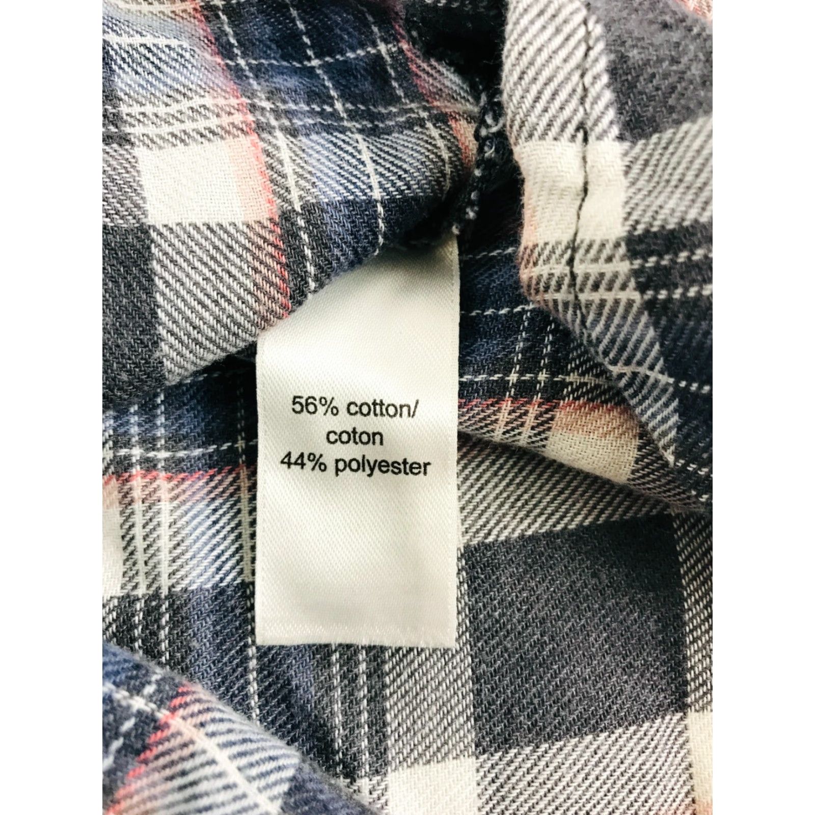 Vintage Maurices Shirt Women's M Black Blue Button Up Plaid Pearl Snap Pocket Flaps Size M / US 6-8 / IT 42-44 - 6 Thumbnail
