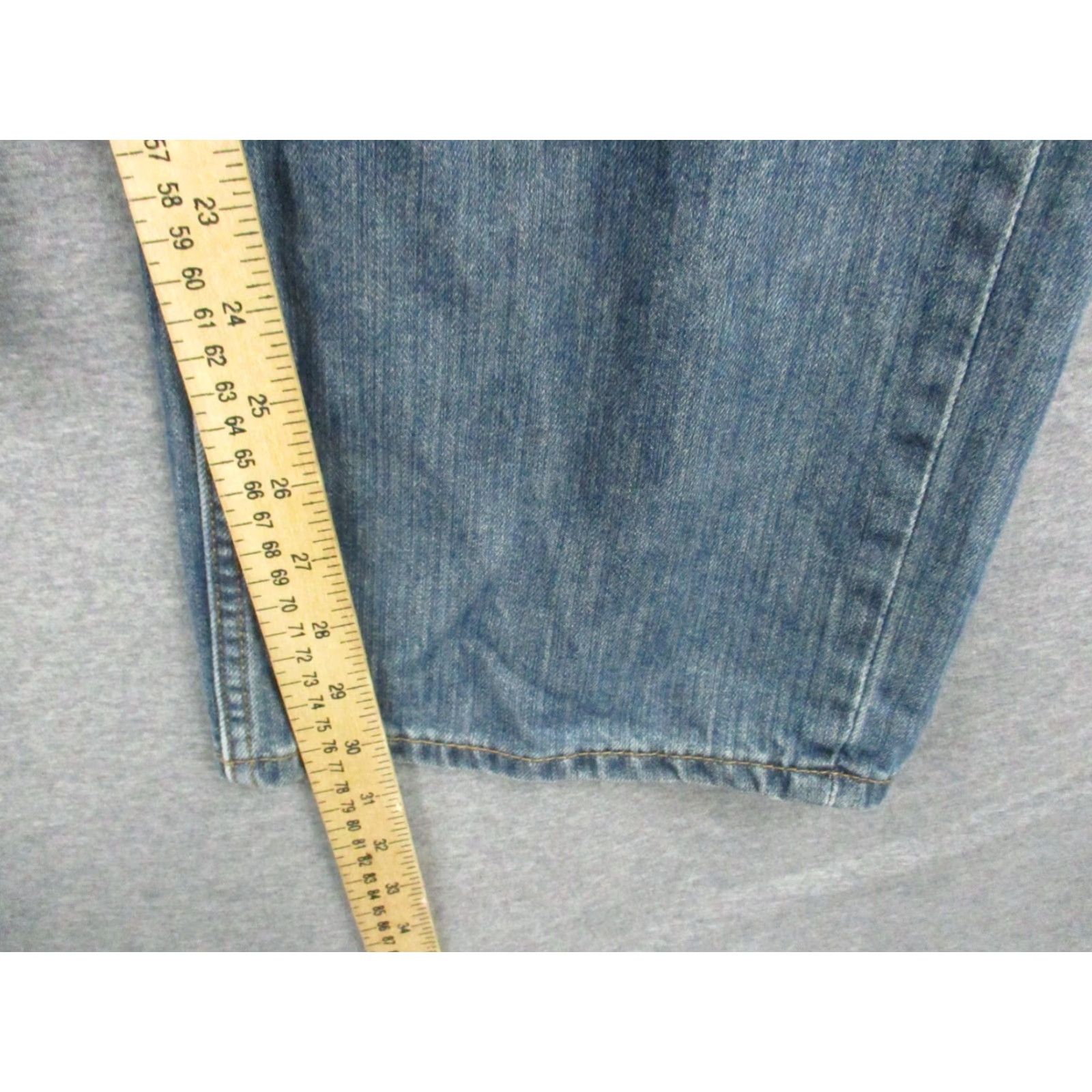 Levi's VINTAGE Levis 559 Jeans 42x30 Relaxed Straight Leg Whiskered Distressed Denim Cotton Blue Levi's 500 Series Mens Jeans Size US 42 / EU 58 - 6 Thumbnail
