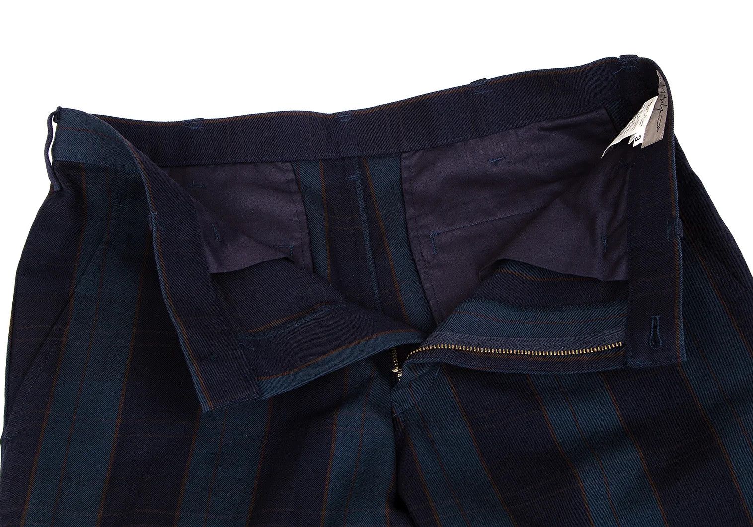 Yohji Yamamoto Yohji Yamamoto Cotton Wool Check Double Pants Size US 36 / EU 52 - 4 Thumbnail