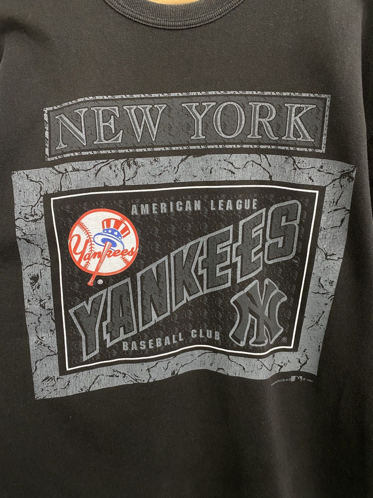 Majestic × Vintage ⚾️ 🇺🇸 Vintage 1993 Yankees New York MLB Baseball Jersey Tee Size US XL / EU 56 / 4 - 5 Thumbnail