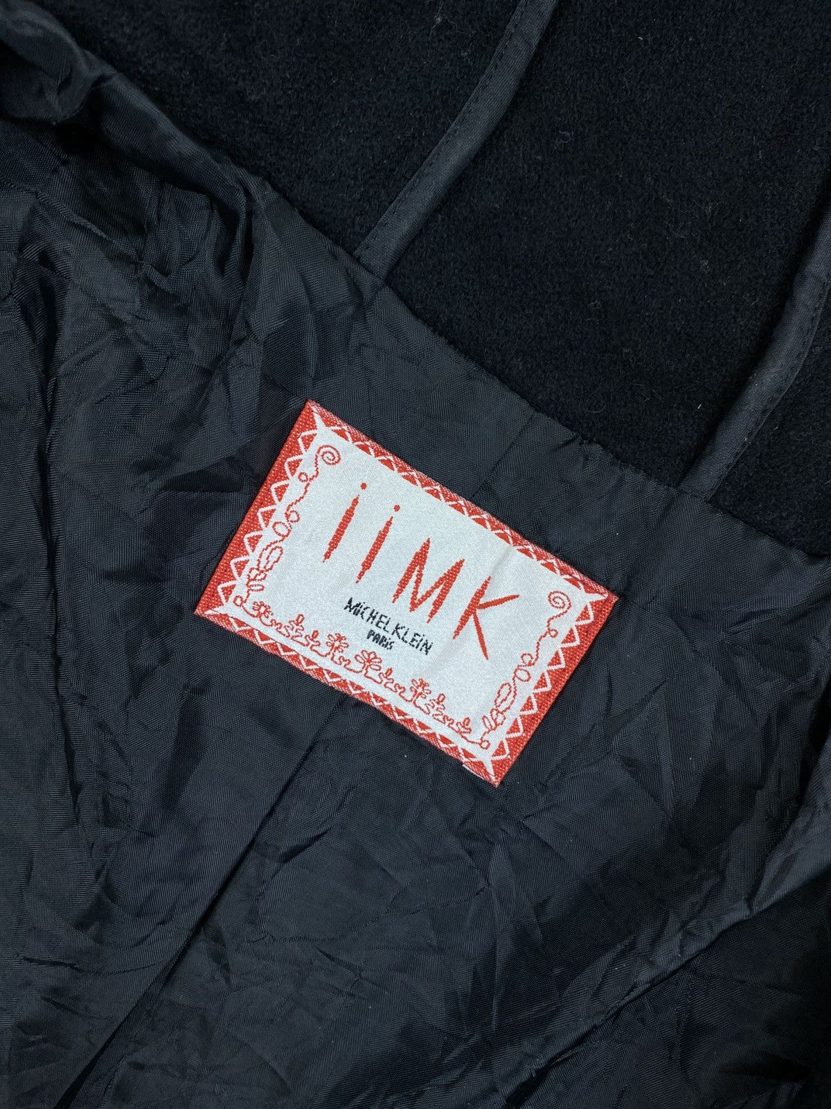 Michel Klein Vintage Michel Klein Black Plain Long Parka Size US M / EU 48-50 / 2 - 9 Thumbnail
