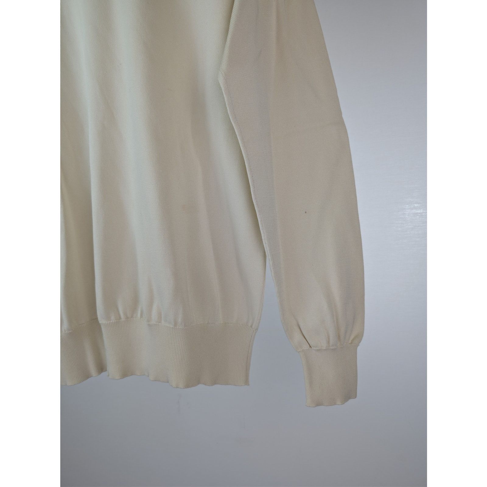 Bottega Veneta o1rshd1 Cashmere Mock-Neck Knit Sweater in Cream Size US S / EU 44-46 / 1 - 13 Thumbnail