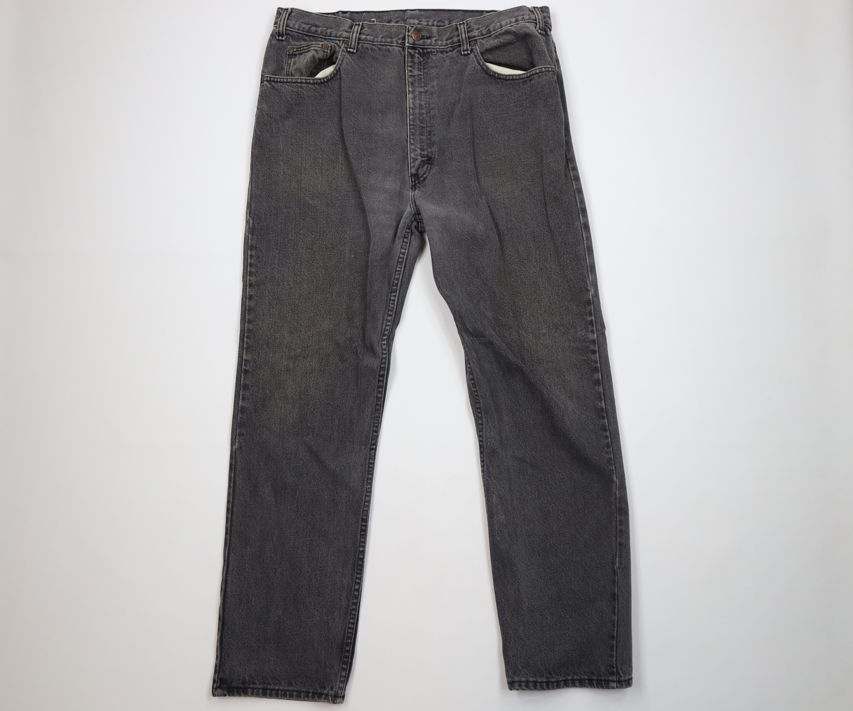 Gap Vintage 90s Gap Relaxed Fit Baggy Denim Jeans Black USA Size US 38 / EU 54 - 1 Thumbnail