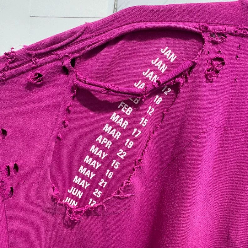 Balenciaga Balenciaga Grape Purple Flamingo Pink Hole Sleeves 3B Dest Size US S / EU 44-46 / 1 - 9 Thumbnail
