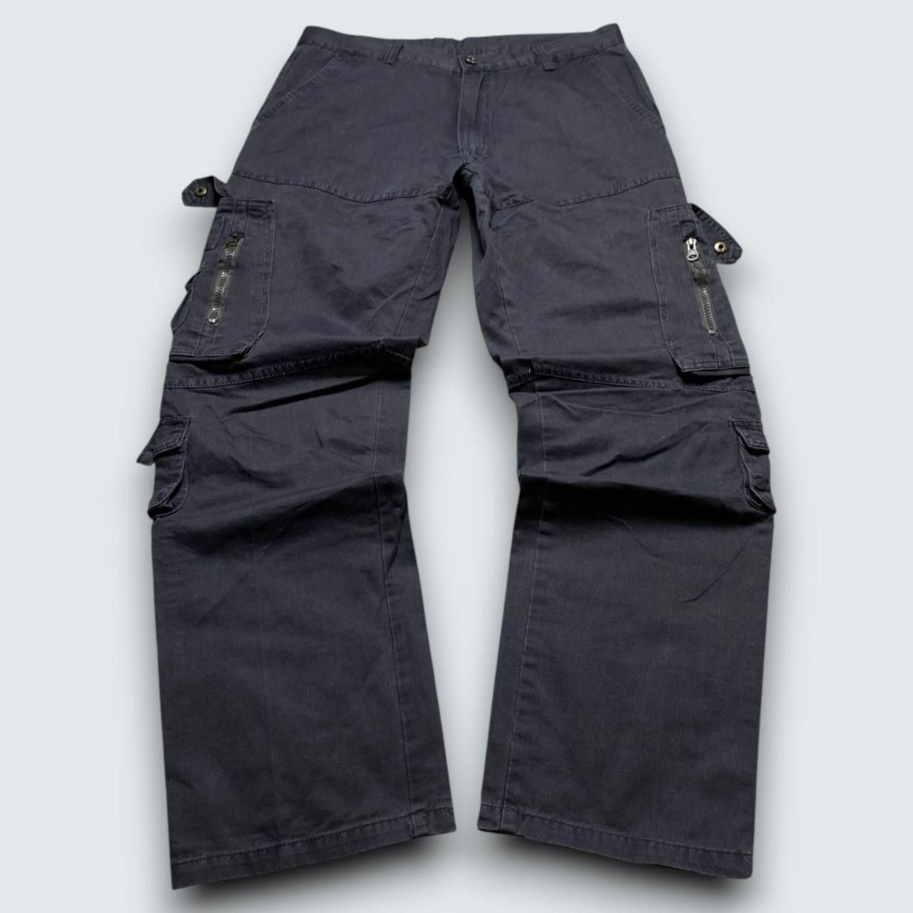 Japanese Brand 00s Opium Cargo Trousers Grey 32" Size US 32 / EU 48 - 1 Thumbnail