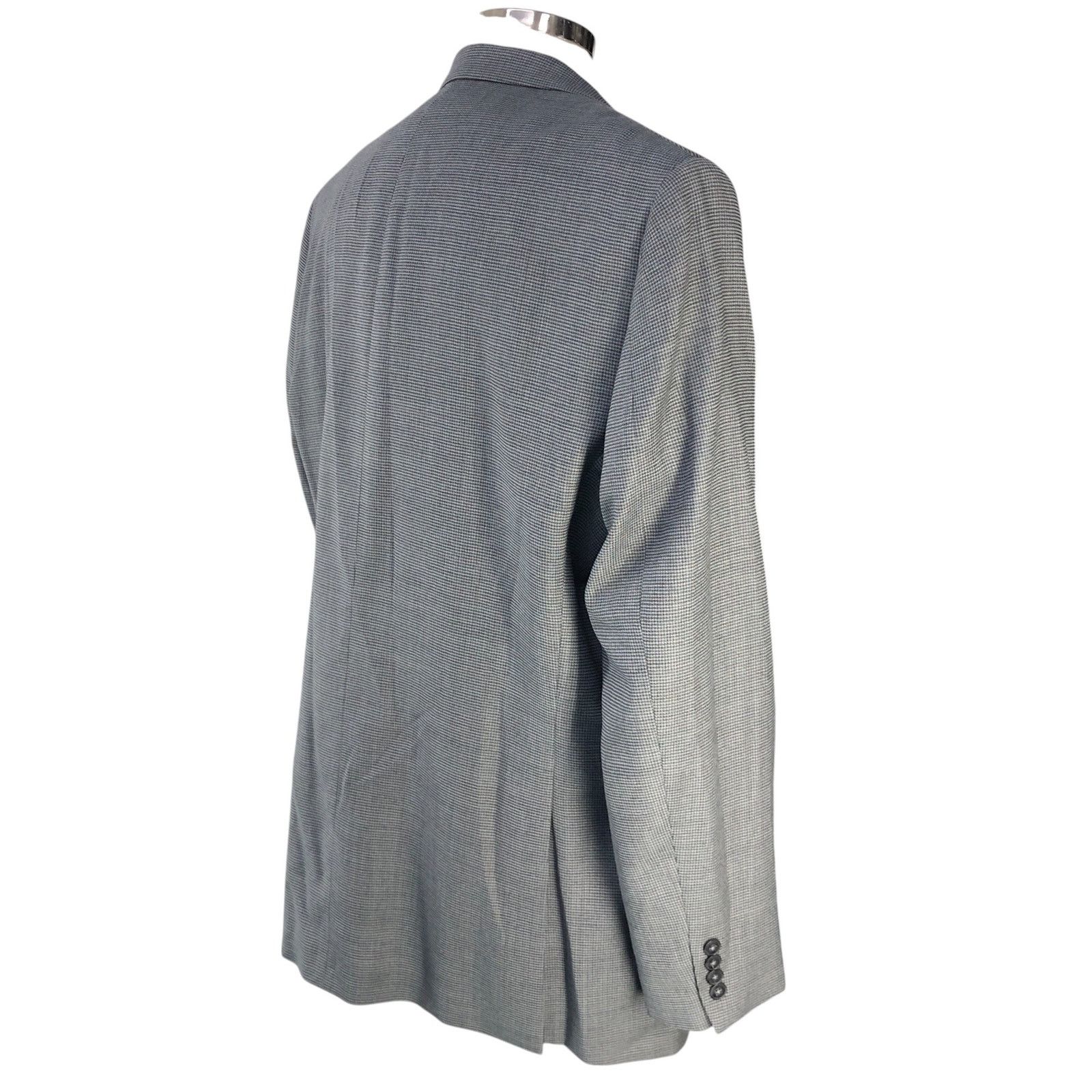 Calvin Klein Calvin Klein Size 48L Sport Coat Blazer Jacket Micro Check Size 48L - 10 Thumbnail