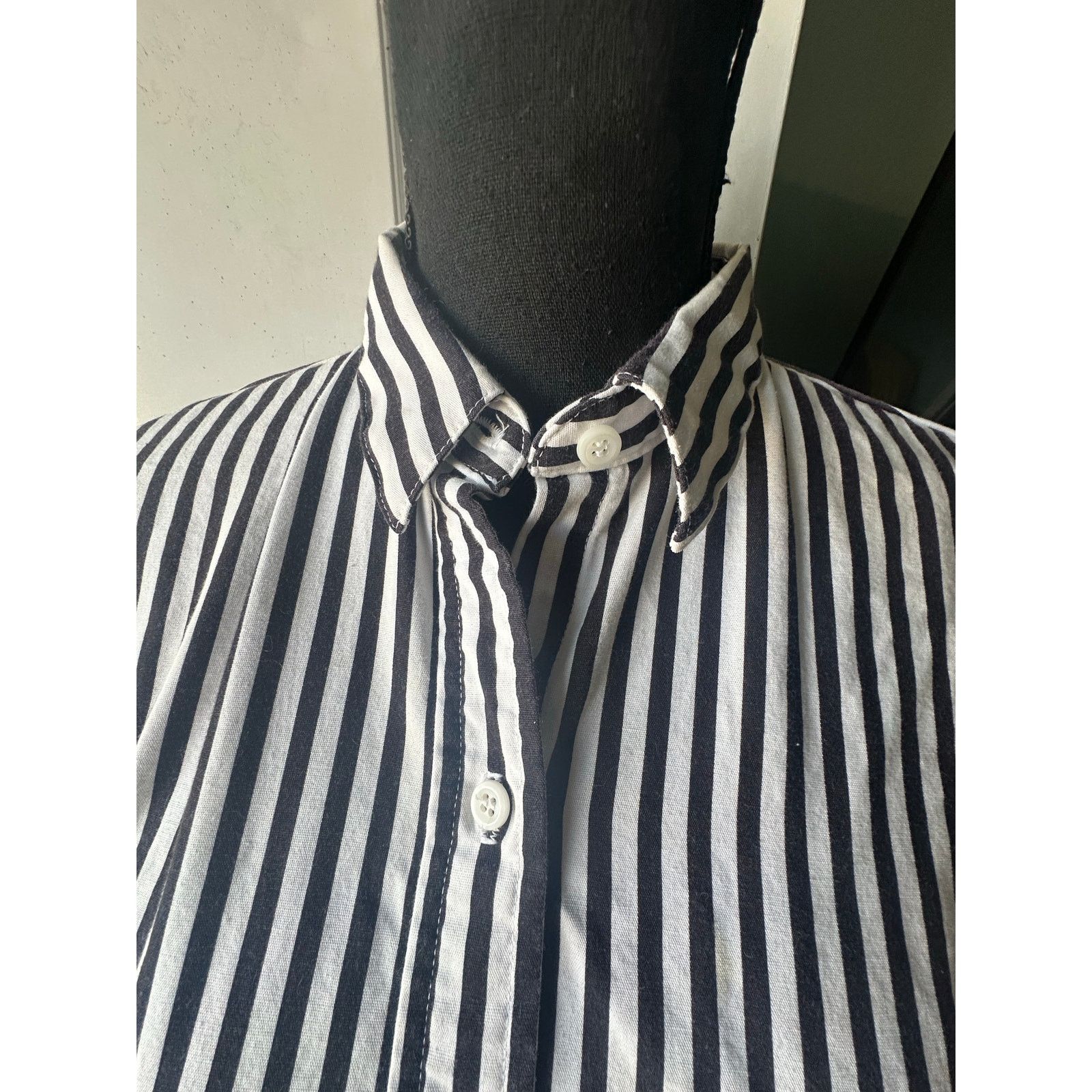 Panhandle Slim Vintage Panhandle Slim Western Black White Striped Shirt Size US S / EU 44-46 / 1 - 2 Thumbnail