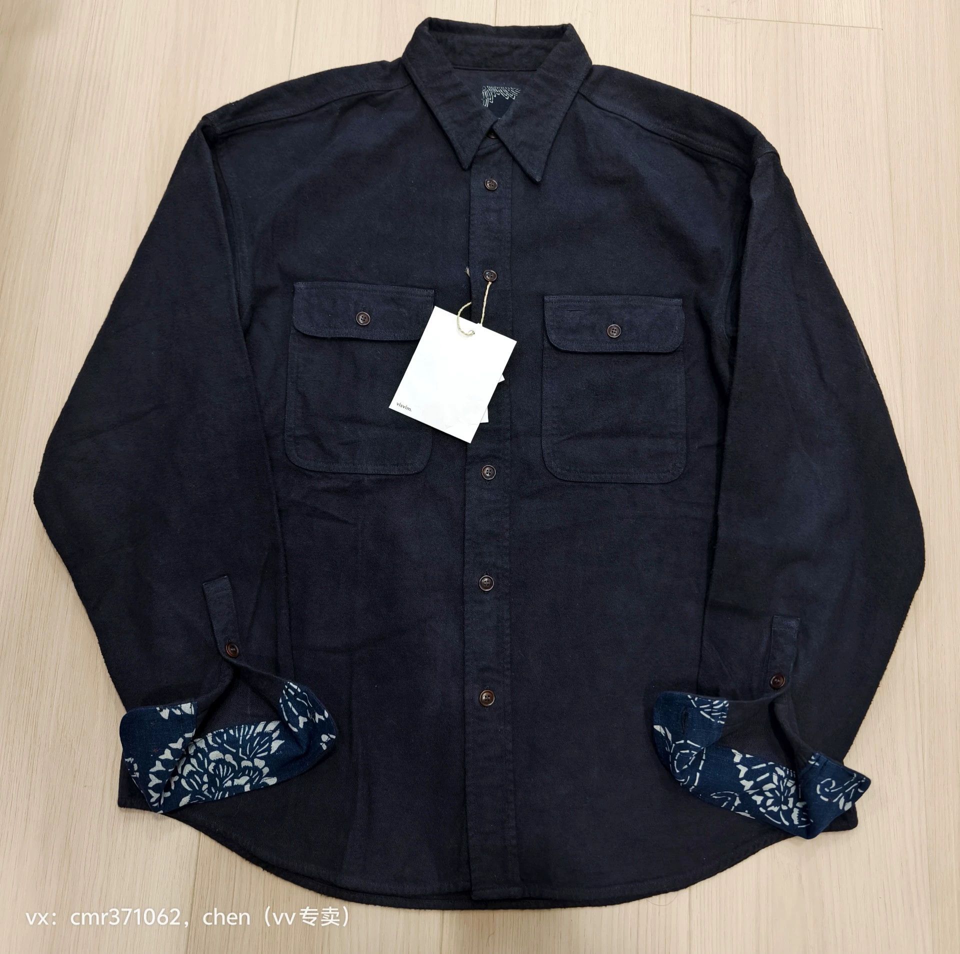 Visvim VISVIM 20 ICT LUMBER LS SHIRT dk indigo 2 flannel w/ kofu cuff Size US M / EU 48-50 / 2 - 7 Thumbnail