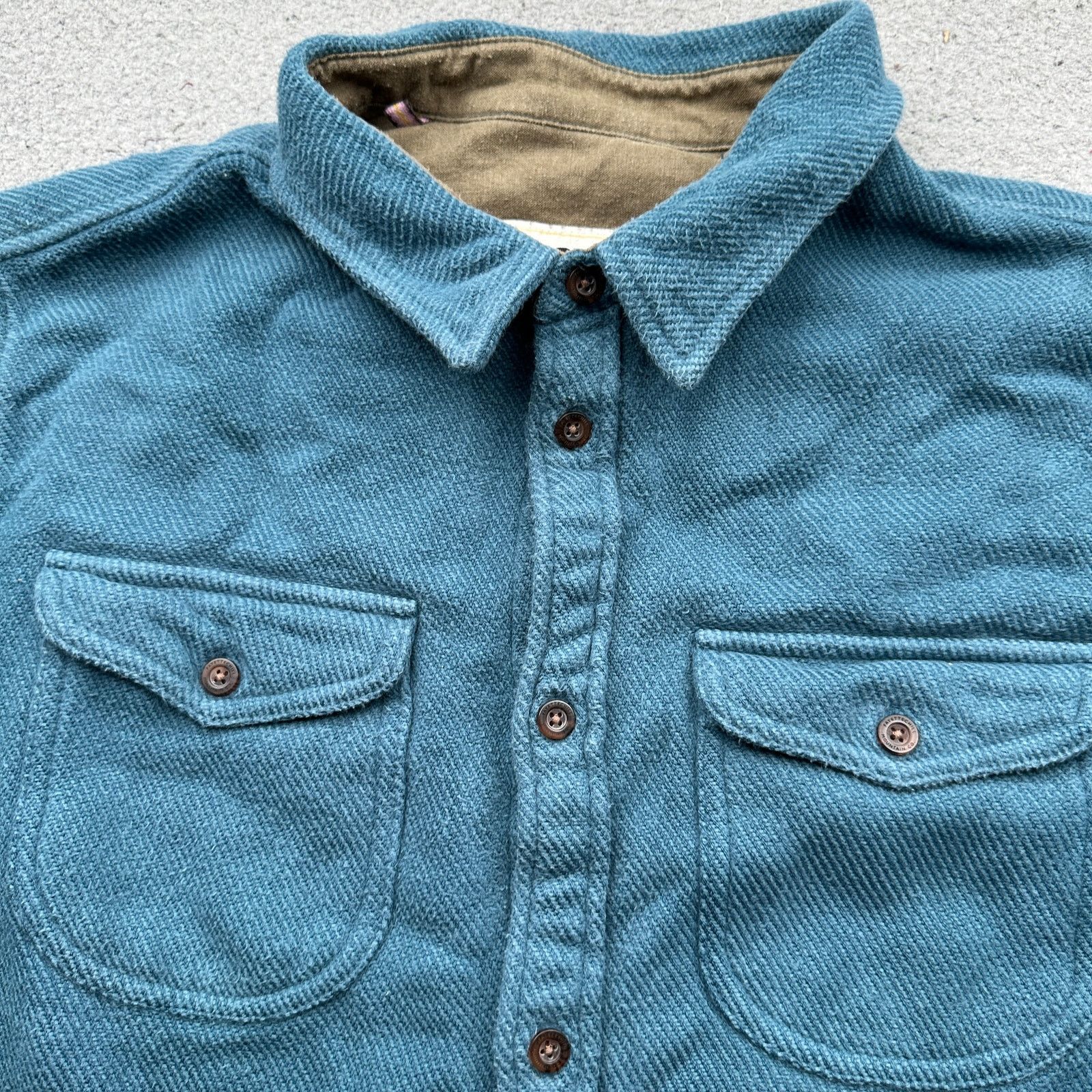 Other Fayettechill Local Dave Shacket Steel Men Large Flannel Blue Size US L / EU 52-54 / 3 - 7 Thumbnail