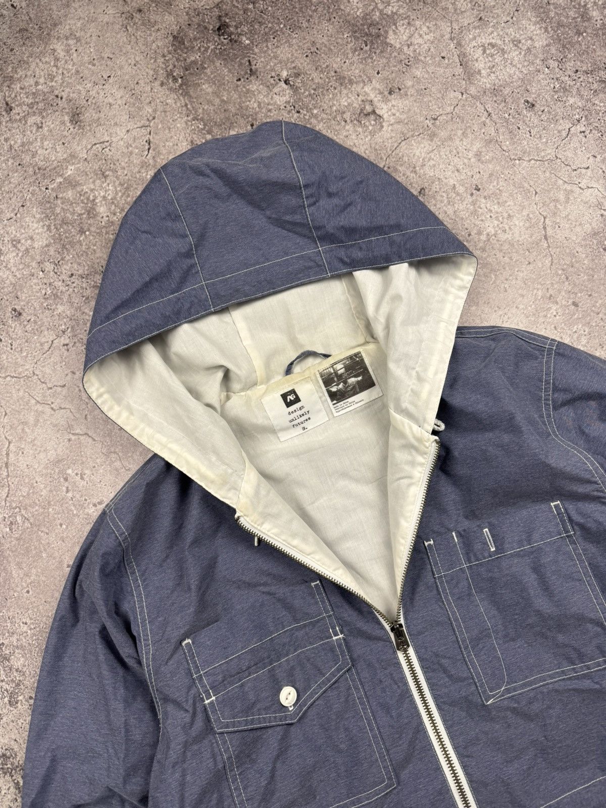 Japanese Brand Crazy Multi Pocket Analog Jacket Japanese Acronym Style Size US S / EU 44-46 / 1 - 4 Thumbnail