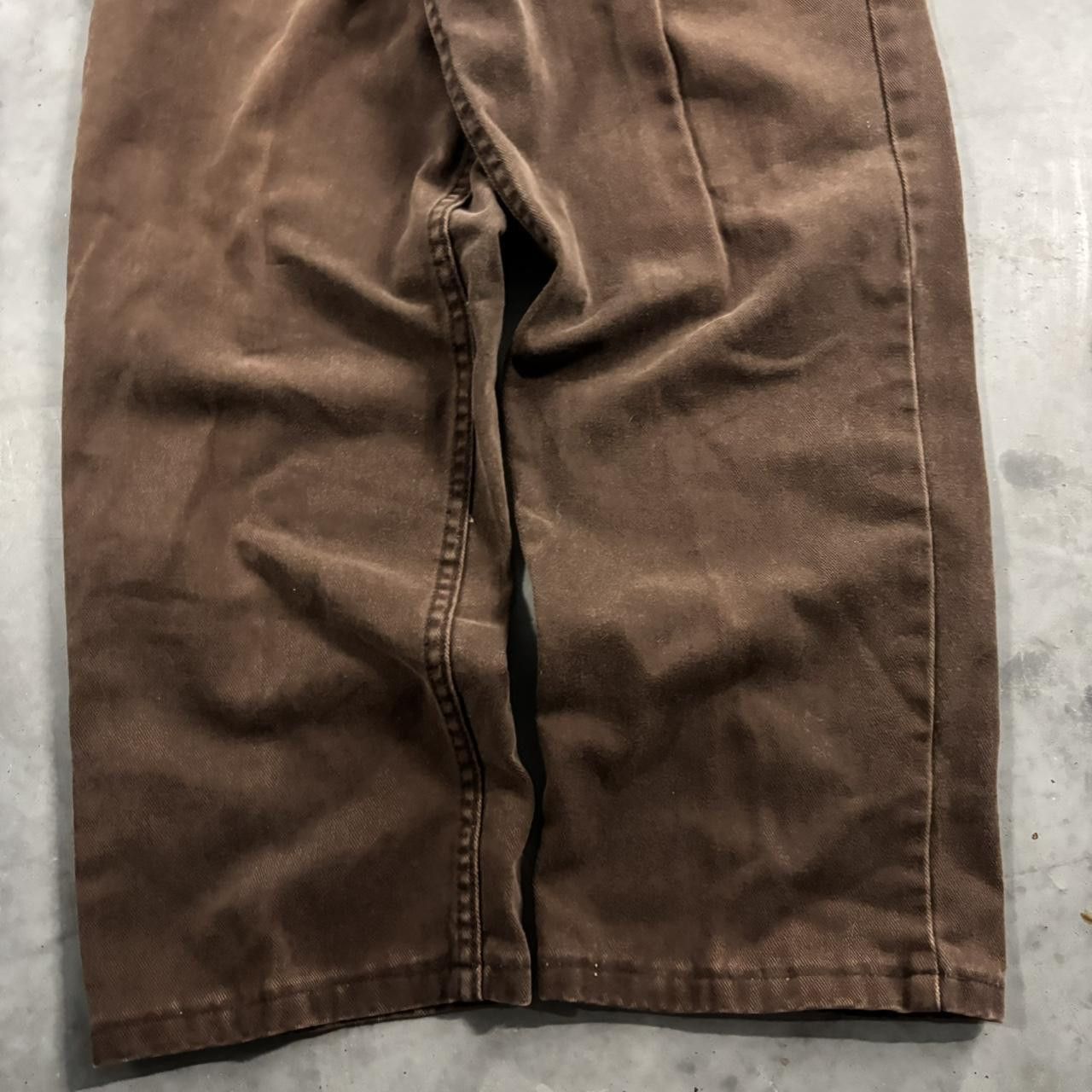 Vintage Crazy Vintage Y2K/2000s Brown Essential Denim Jeans! 36x30 Size US 36 / EU 52 - 6 Thumbnail