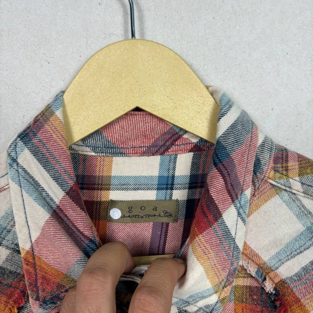 GOA GOA Japanese Brand Western Flannel Distressed Plaid Archive Size US S / EU 44-46 / 1 - 6 Thumbnail