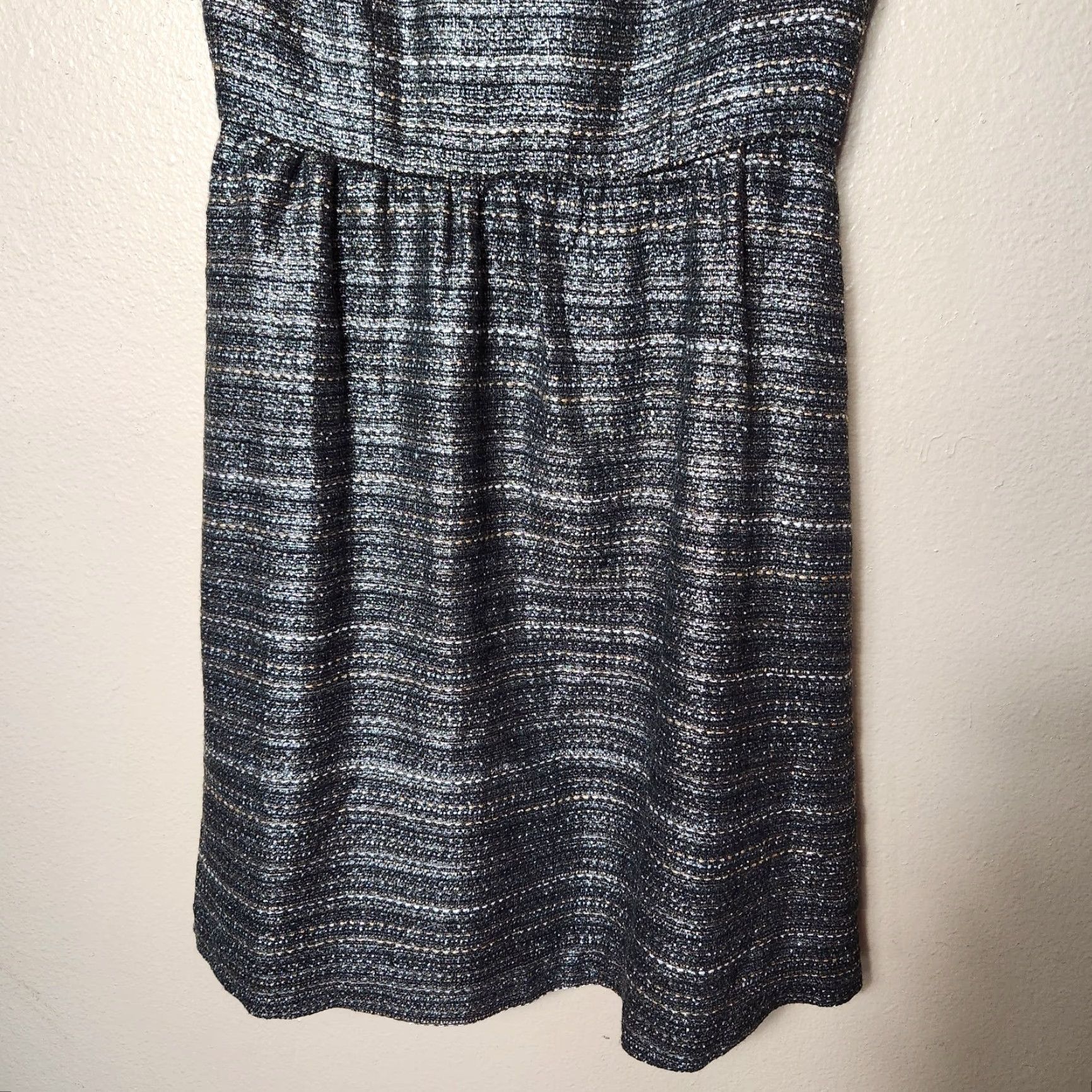 Anthropologie VINTAGE Anthropologie Moulinette Soeurs Metallic Tweed Glissade Sheath Dress-Size 2 Size XS / US 0-2 / IT 36-38 - 5 Thumbnail