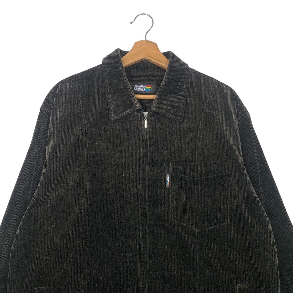 Benetton × Formula 1 × Japanese Brand Benetton formula 1 corduroy zipper jacket Size US L / EU 52-54 / 3 - 2 Thumbnail