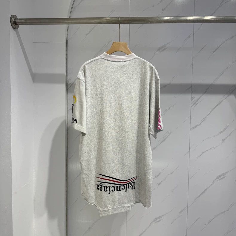 Balenciaga Balenciaga Inverted Embroidered Coke Wave Patchwork Short Size US S / EU 44-46 / 1 - 2 Thumbnail