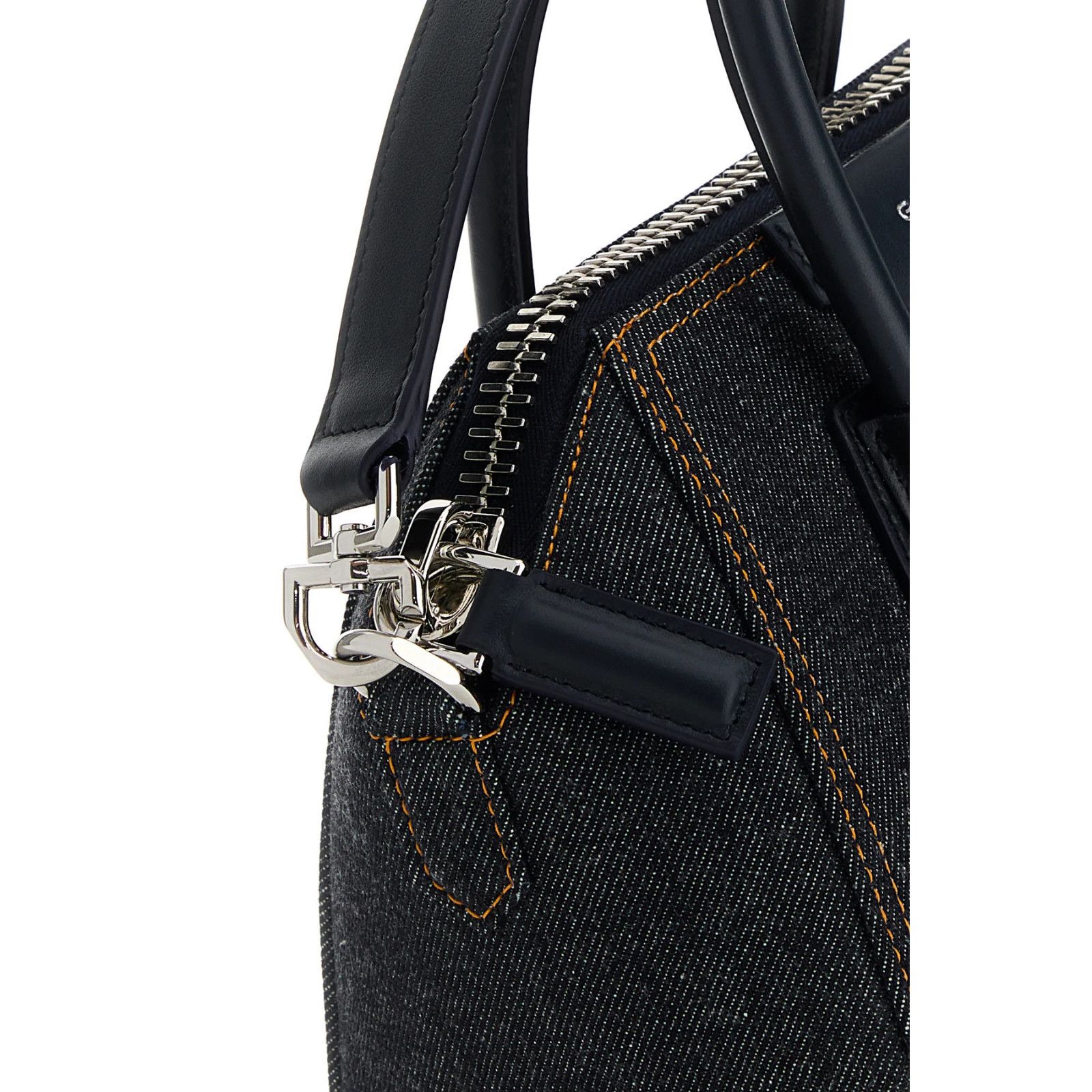 Givenchy GIVENCHY Mini Antigona Blue Denim Handbag New And Authentic Size ONE SIZE - 4 Thumbnail