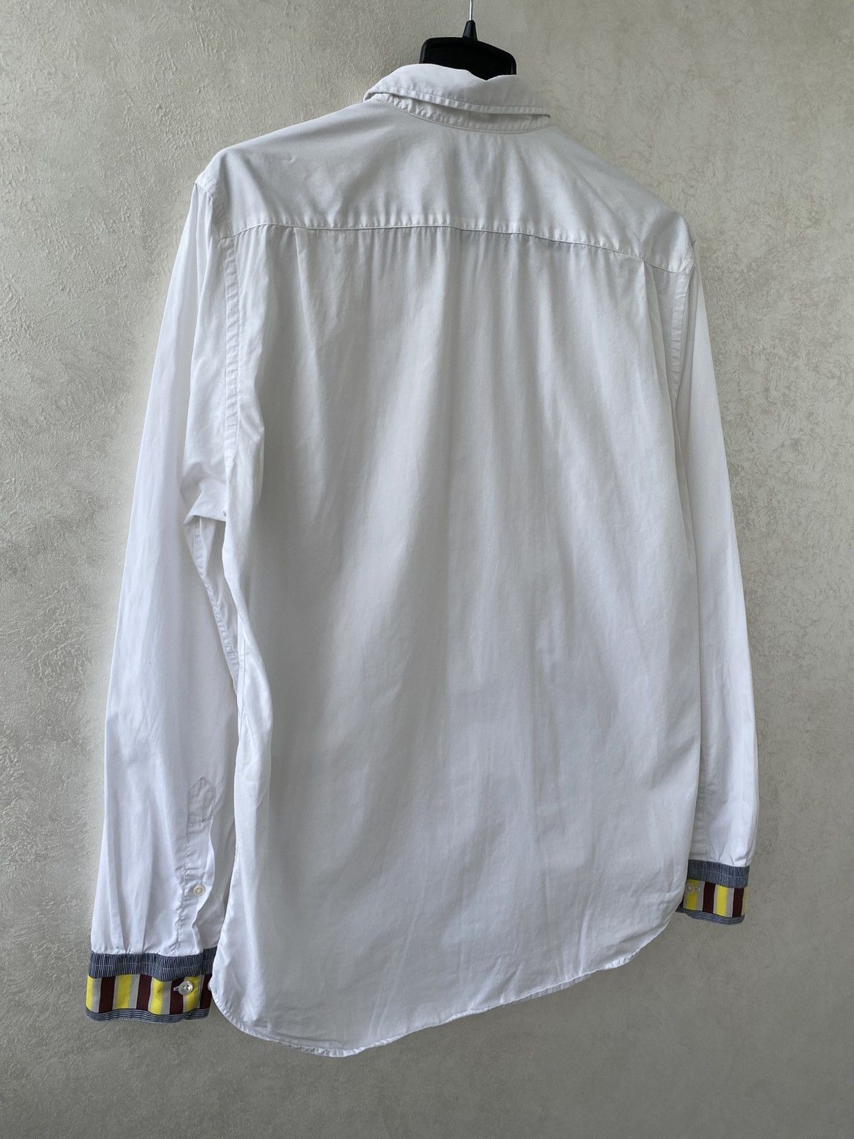 Acne Studios Acne Studios Jeffrey Stripped Cuff Button Up Shirt Size 52 Size US L / EU 52-54 / 3 - 15 Thumbnail