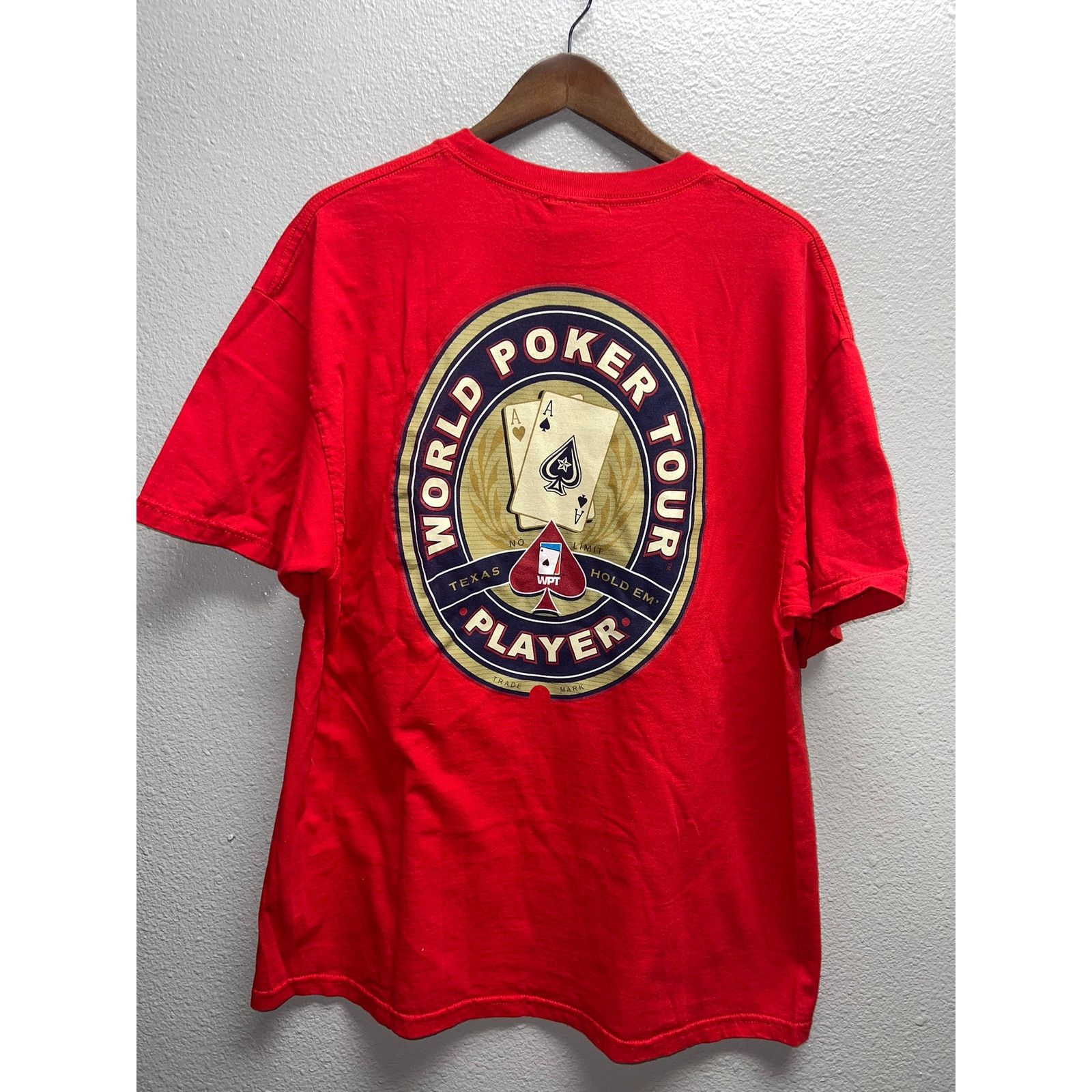 Vintage Vintage World Poker Tour Shirt Texas Hold Em Player Tee 90s Size US XL / EU 56 / 4 - 5 Thumbnail