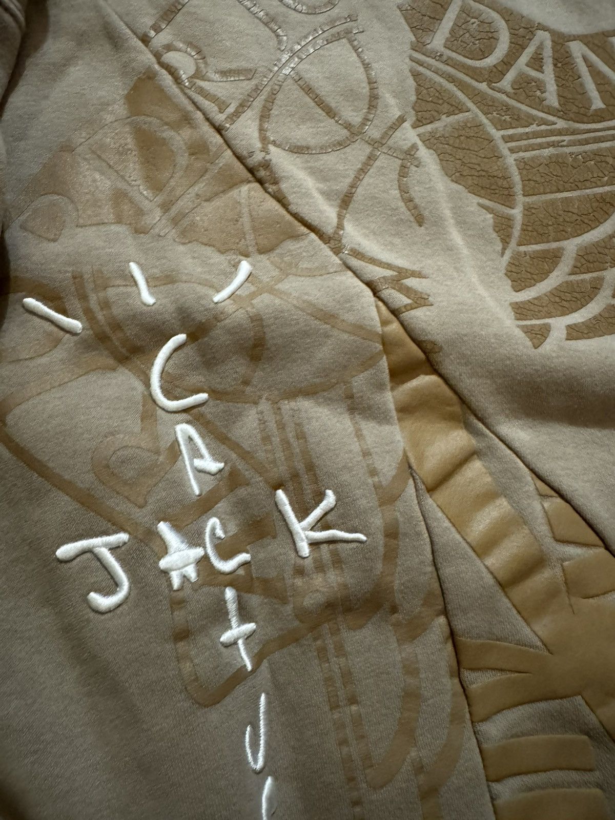 Jordan Brand × Travis Scott Travis Scott Cactus Jack x Jordan Nike Hoodie Tan Size XL Size US XL / EU 56 / 4 - 7 Thumbnail