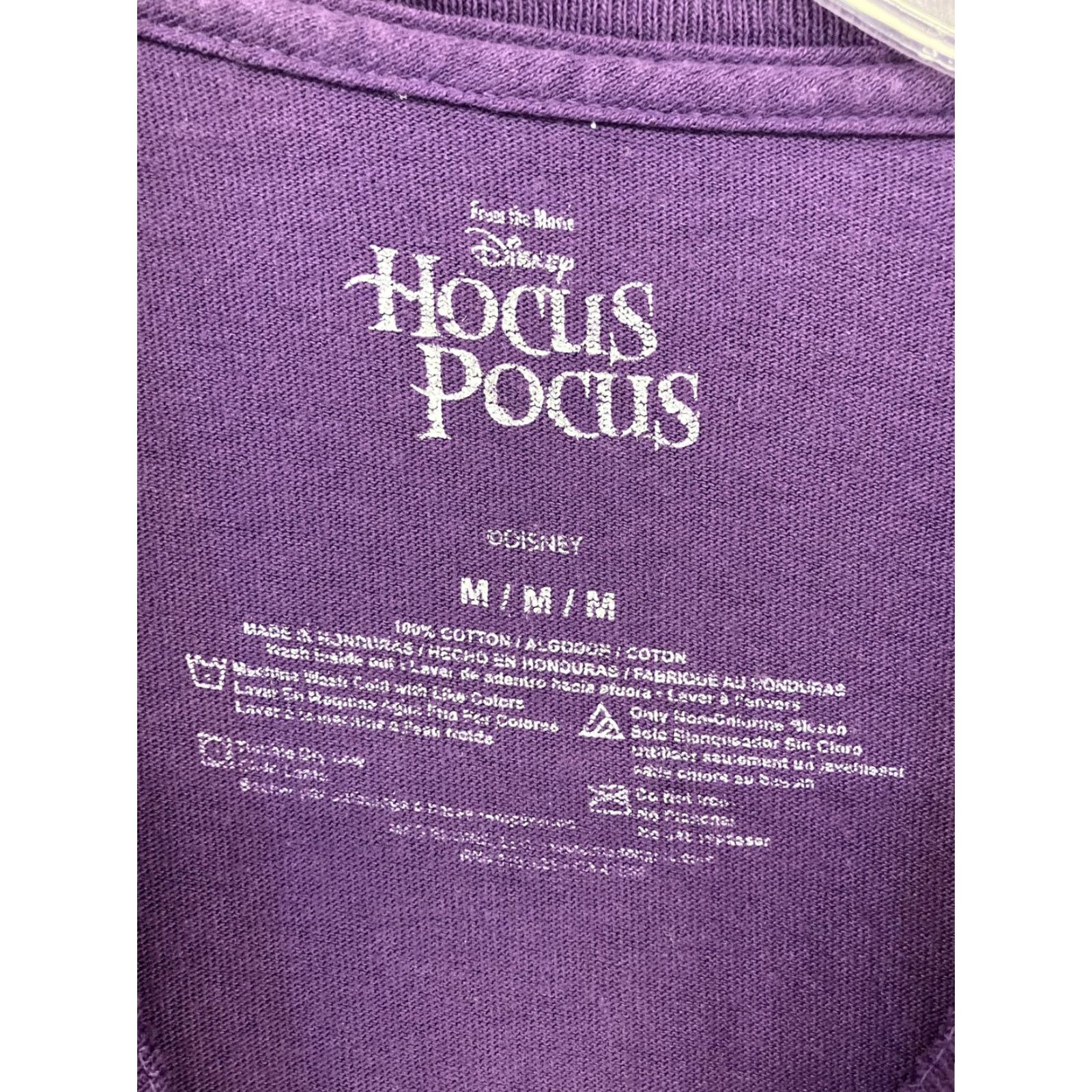 Disney Disney Hocus Pocus T-Shirt Womens Purple Short Sleeve 90s Halloween Movie Thackery Binx Size M / US 6-8 / IT 42-44 - 2 Thumbnail