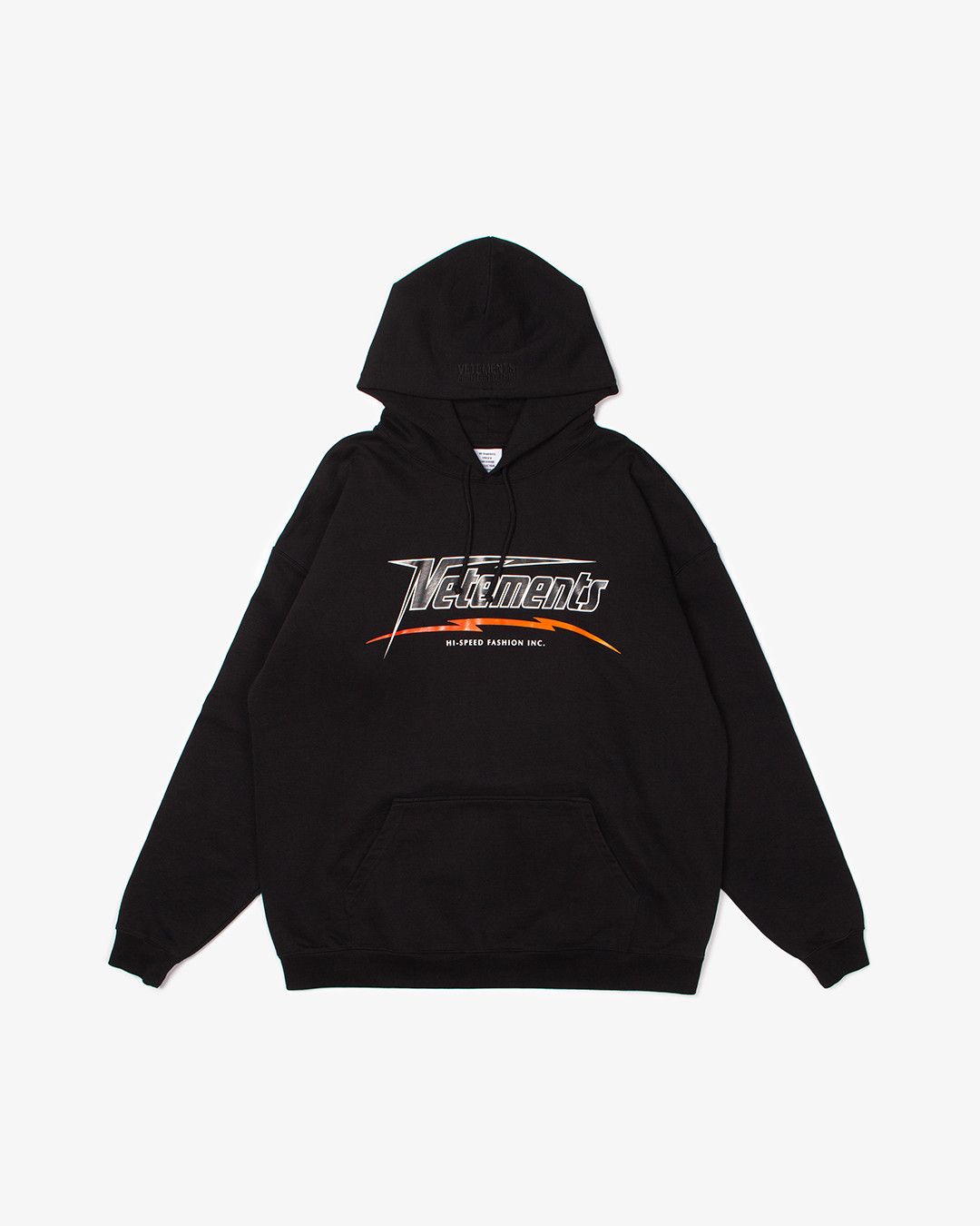 image of Vetements Hi-Speed Fashion Hoodie in Black, Men's (Size Medium)