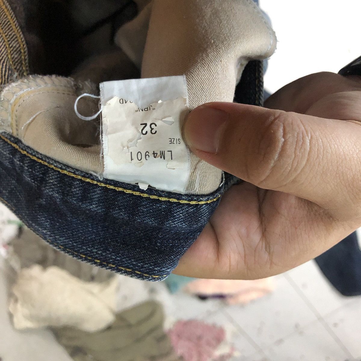 Lee Lee Riders Blue Denim vintage Pants #7308 Size 32" / US 10 / IT 46 - 23 Thumbnail