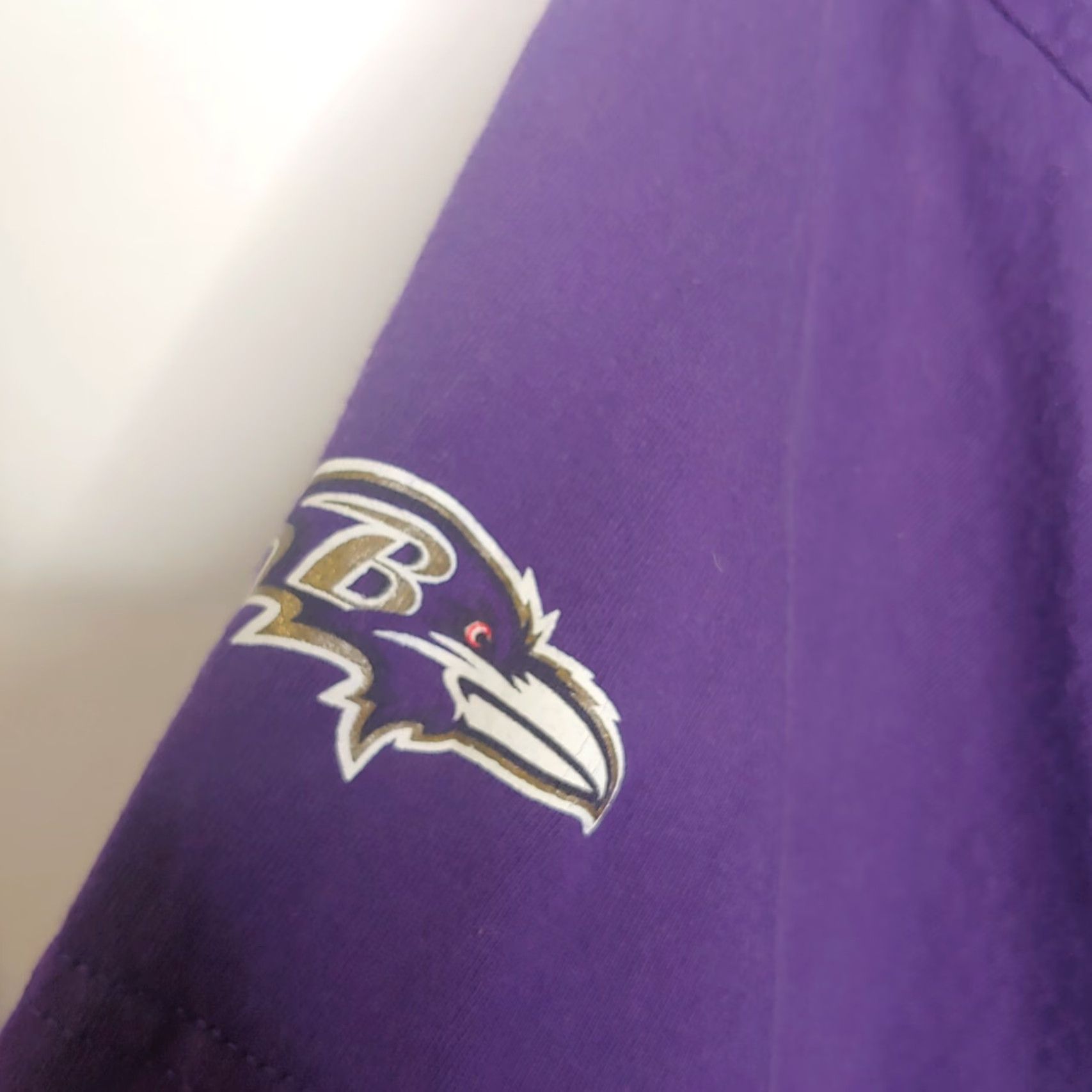 NFL NFL Team Apparel Baltimore Ravens Joe Flacco Shirt XL Short Sleeve Purple Mens Size US XL / EU 56 / 4 - 7 Thumbnail