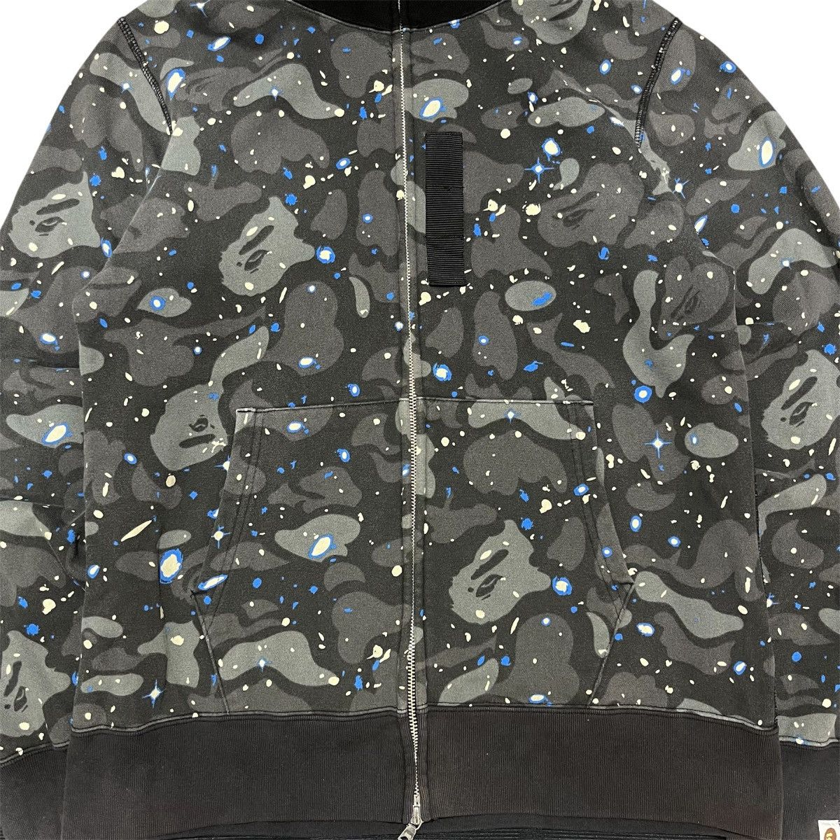 Bape A Bathing Ape Space Camo Full Zip Hoodie Size US L / EU 52-54 / 3 - 6 Thumbnail
